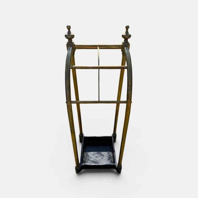 Umbrella stand/rack - Cast iron, Brass