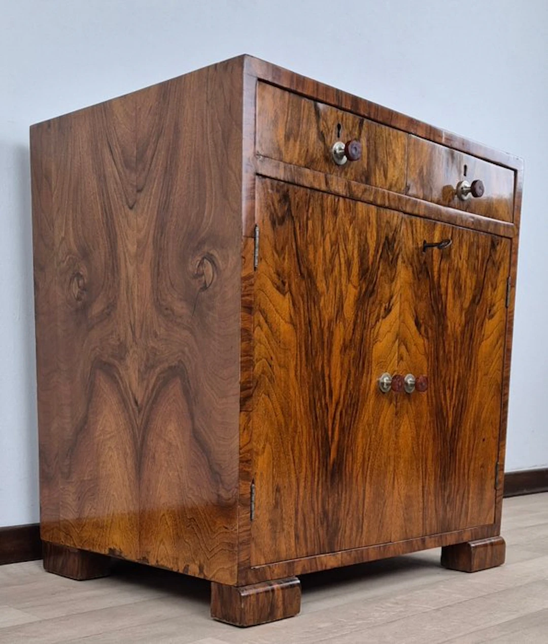 Credenza Portadischi Art Déco Austriaca 1928 - Credenza...