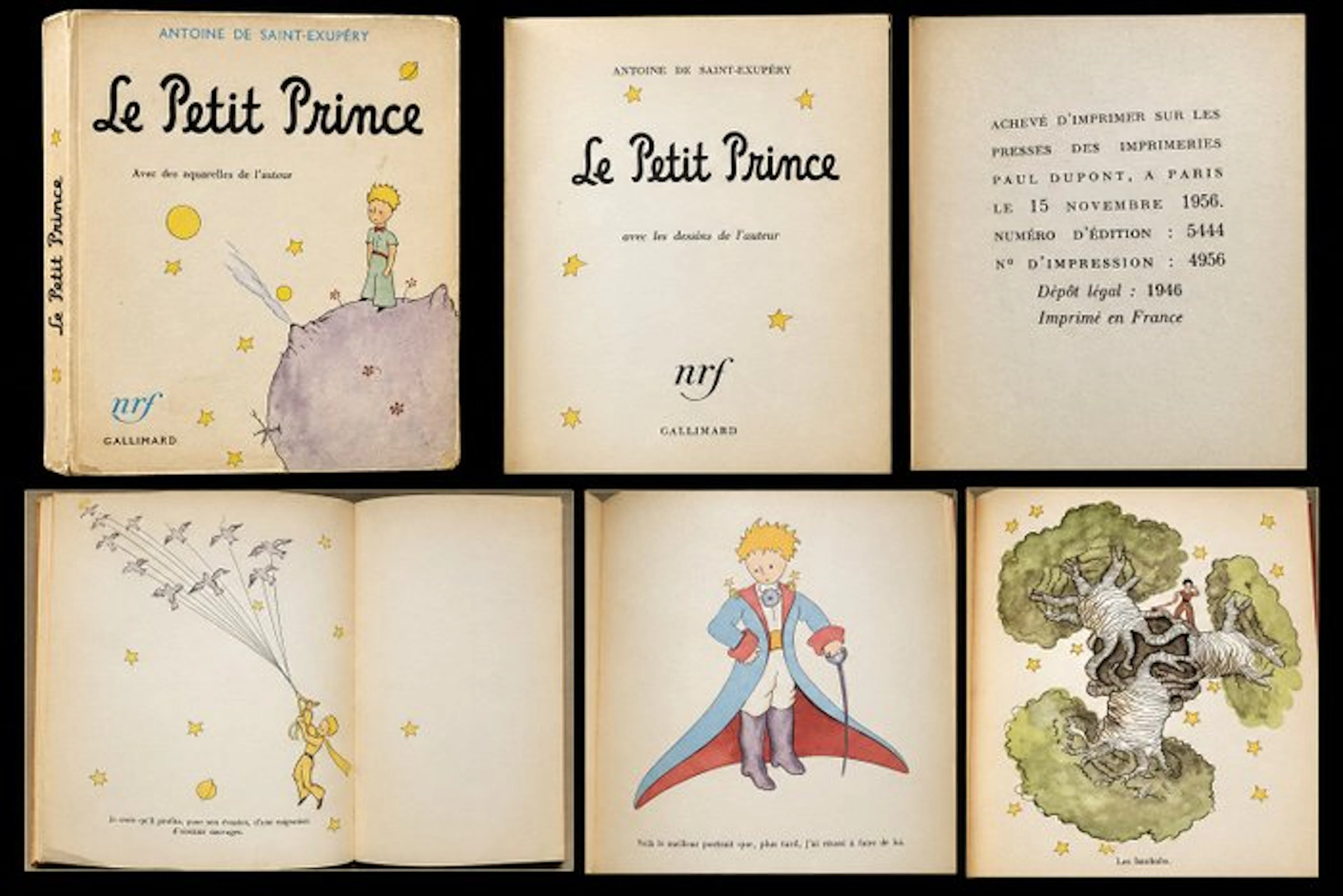 Antoine de Saint-Exupéry. - Le Petit Prince. - 1956