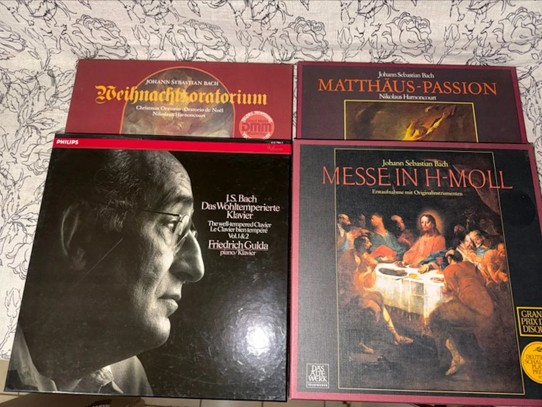 Johann Sebastian Bach - 4 x box sets-Weihnachtsoratorium