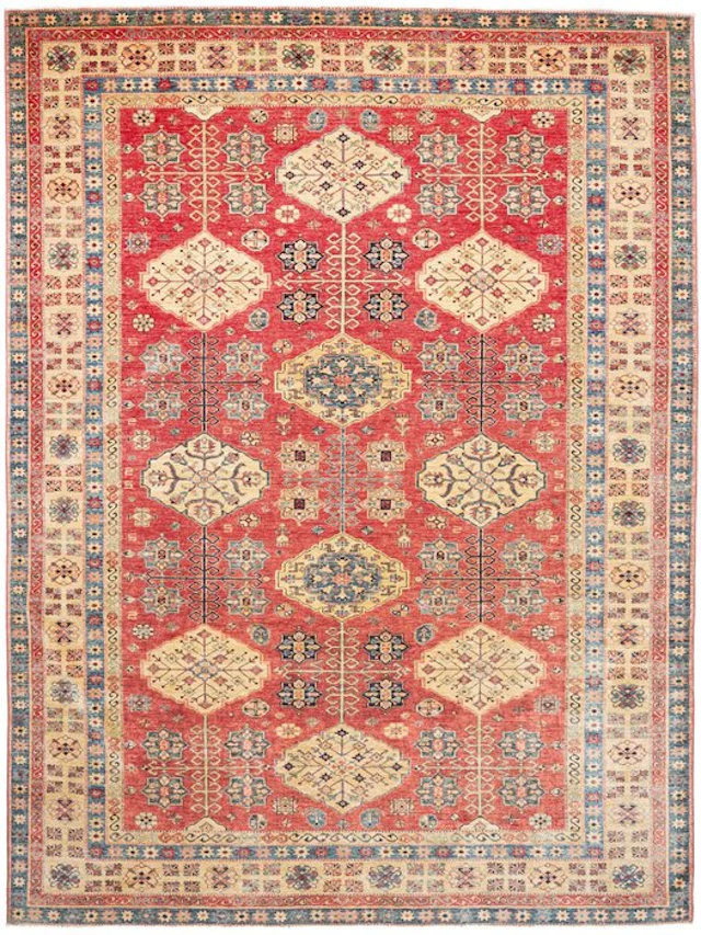 Kazak Fine - Rug - 374 cm - 274 cm - Handmade - unused -New