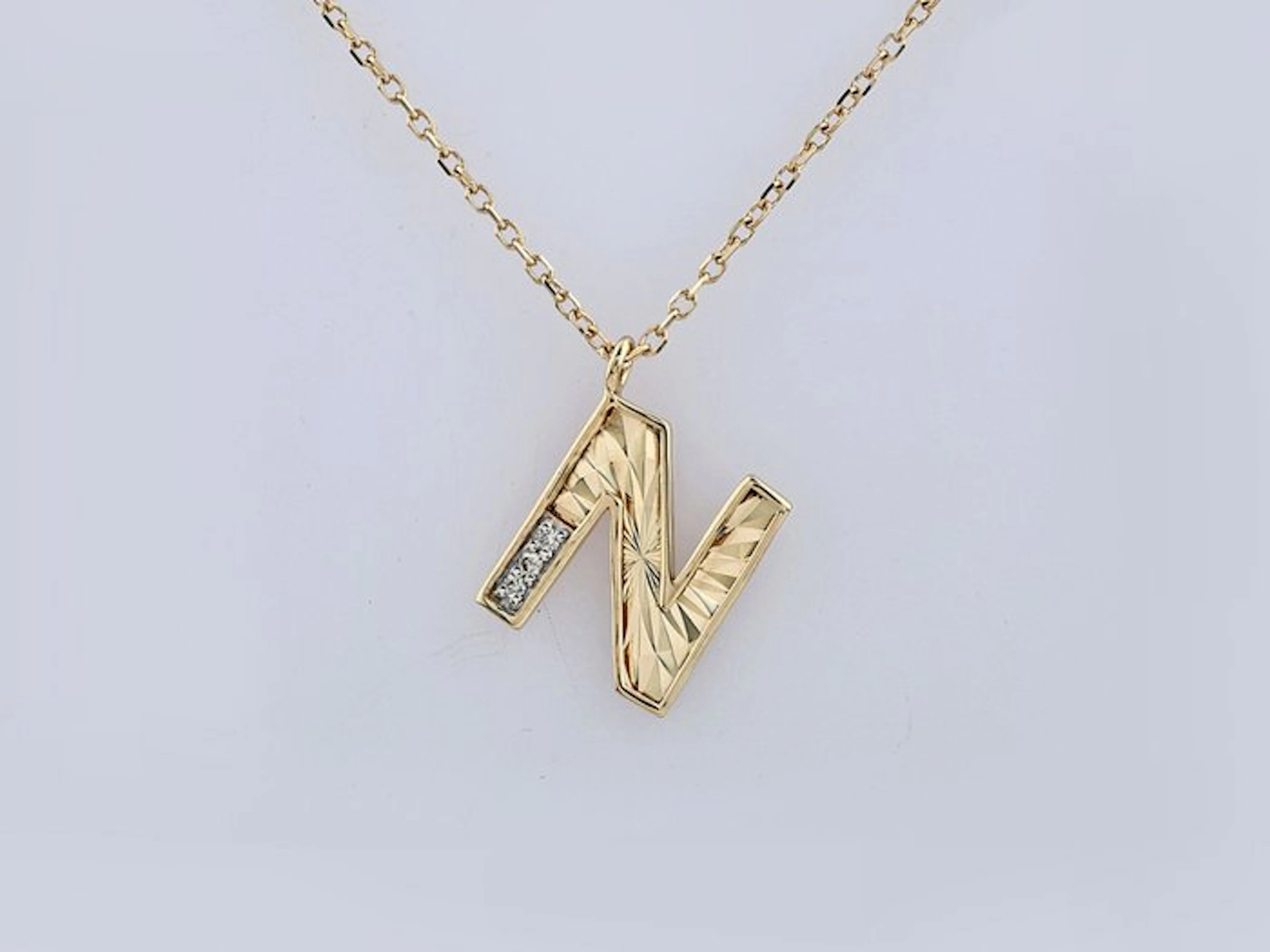 No reserve price - Necklace with pendant - 14 kt