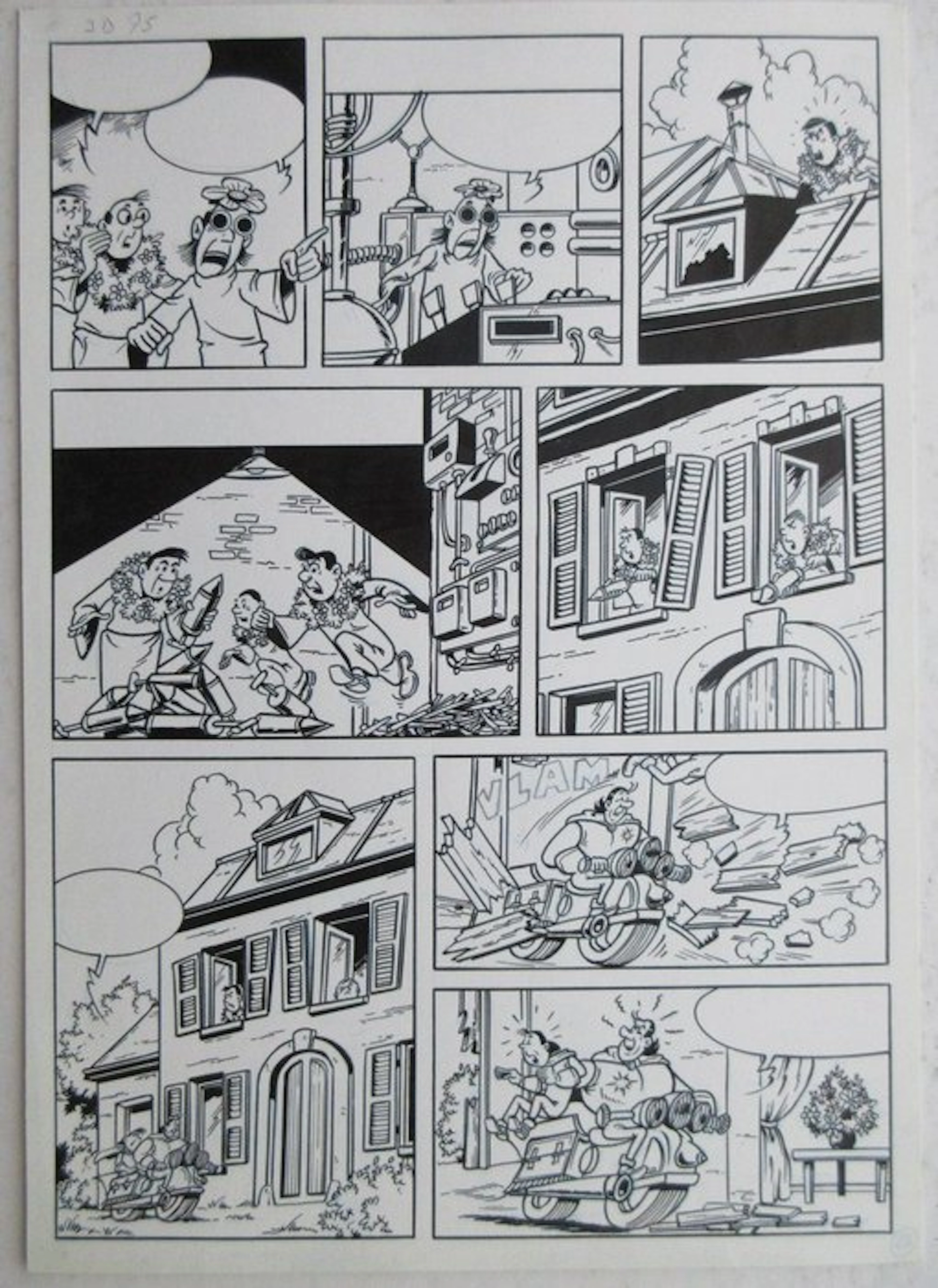 Studio Vandersteen - 1 Original page - Jerom - De kleurenzaaier p. 23