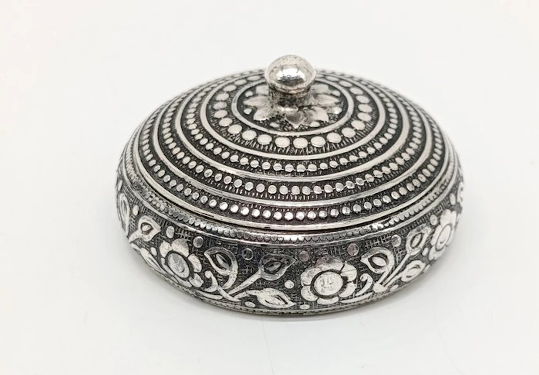 Jewellery box - .800 silver