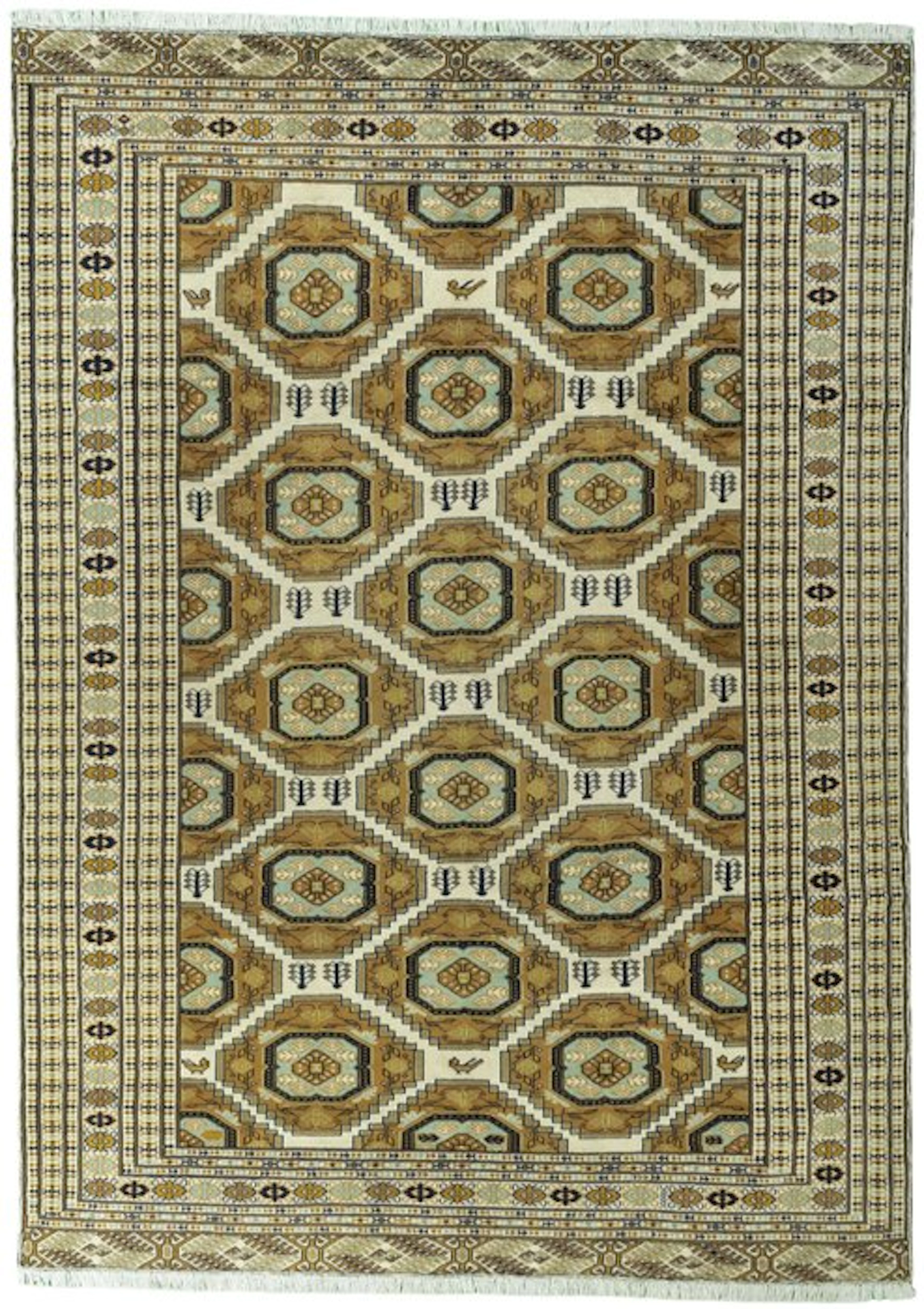 Turkmen - hand-knotted carpet - Carpet - 296 cm - 214 cm - Collector's piece
