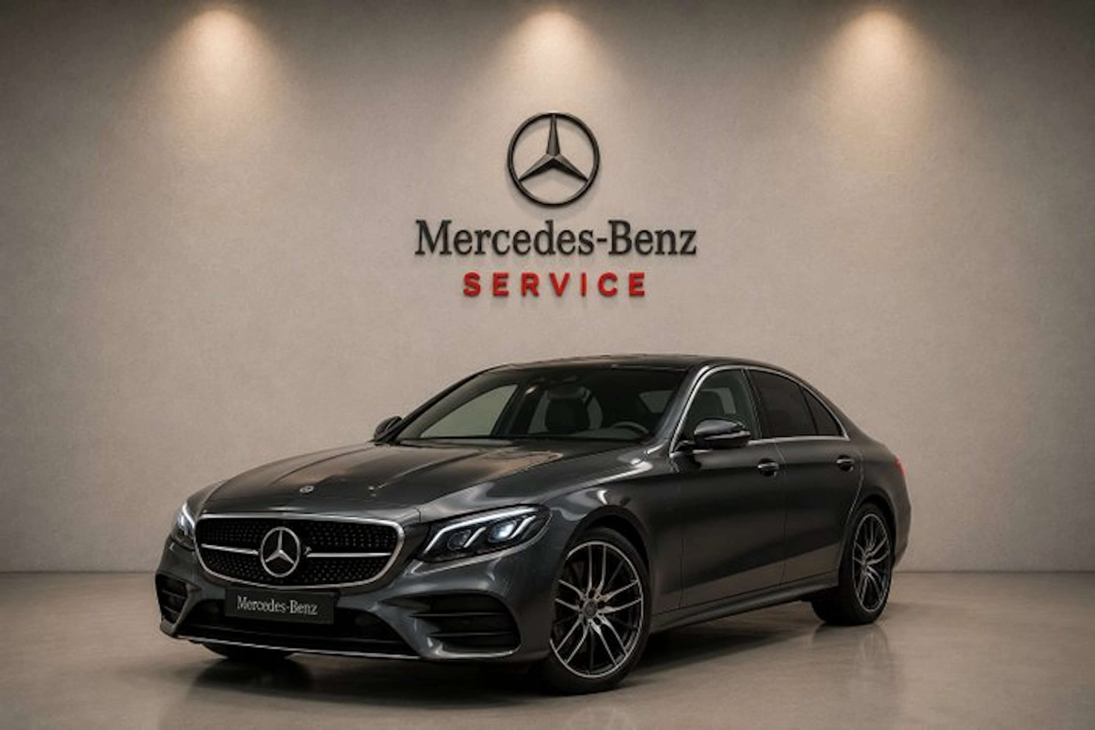 Mercedes-Benz - Mercedes-Benz Service - Advertising sign - ABS