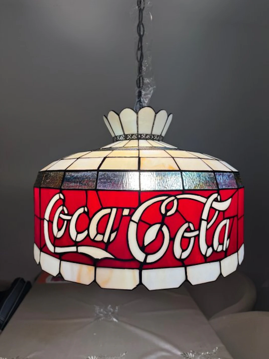 Extravagante XXL Tiffany stijl hanglamp - "CEILING COLA...