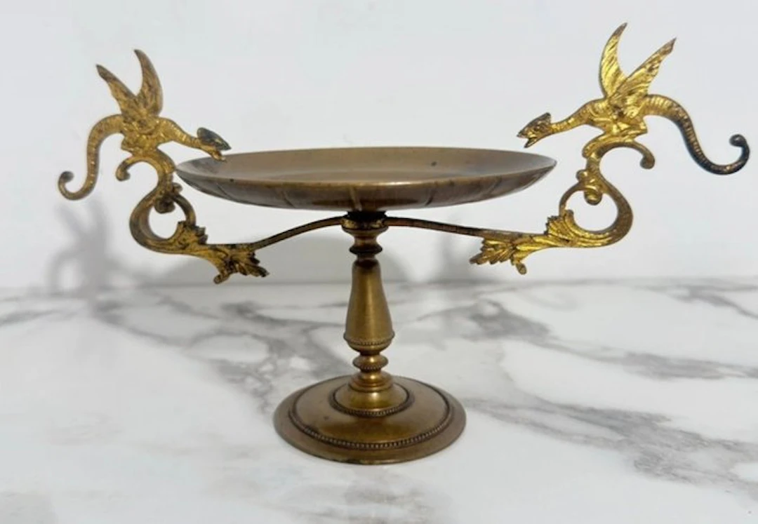 Fruit bowl - Grand Tour Cake Stand in Bronze and Brass...