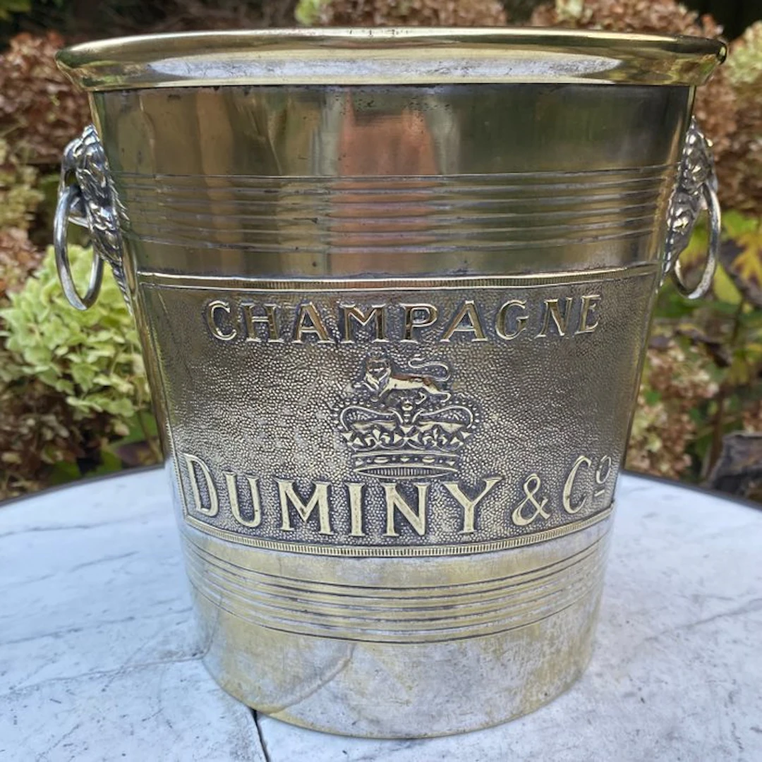 DUMINY & Co. - Champagne cooler - silver-plated brass