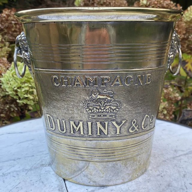 DUMINY & Co. - Champagne cooler - silver-plated brass