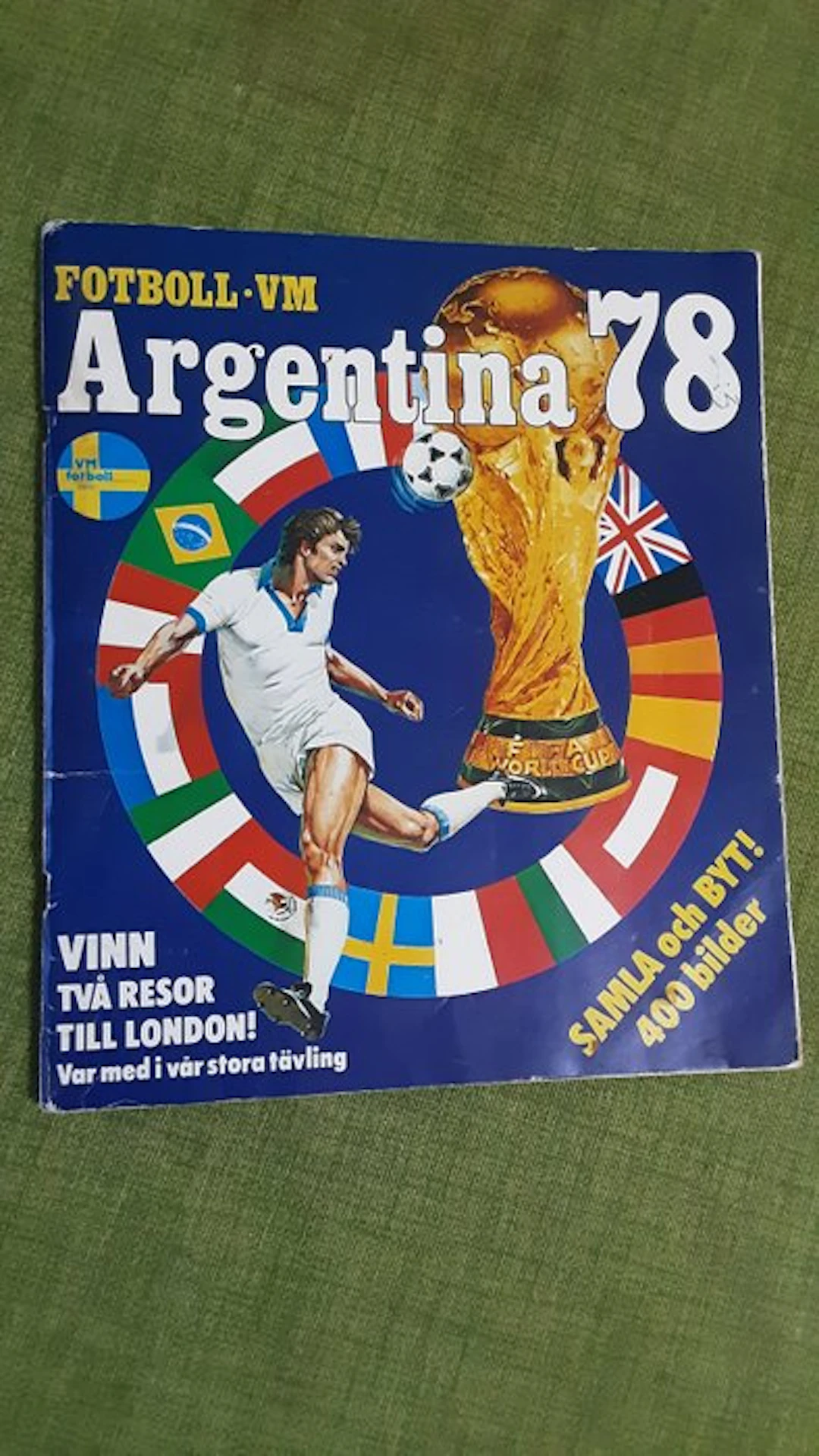 1978 Panini Argentina 78 edizione Svezia Original edition