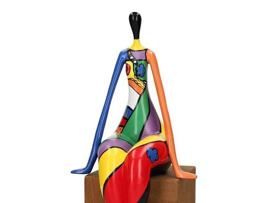 Figurine - Beeldje - Hars - Resin, Wood