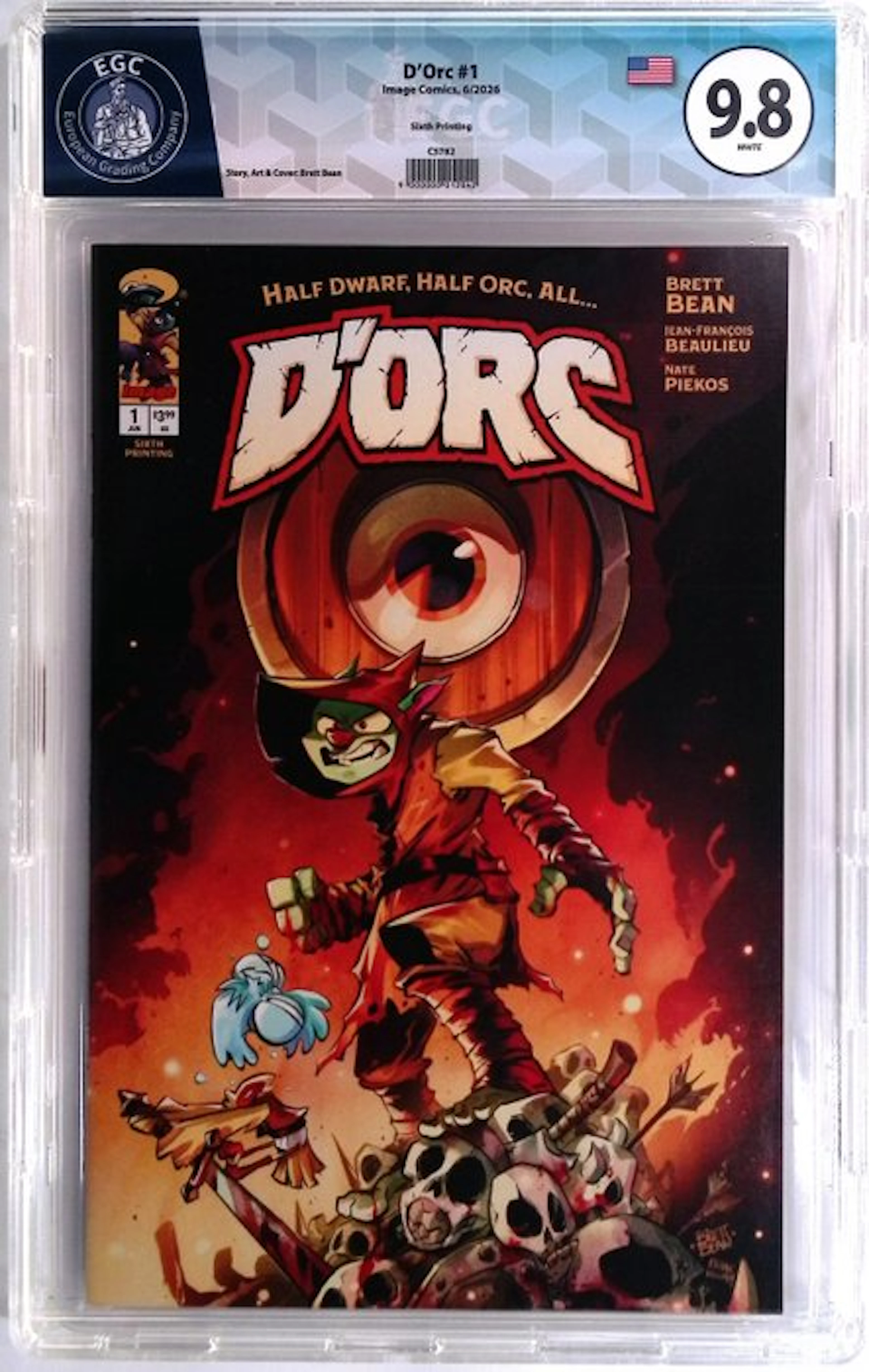 D'Orc #1 - EGC 9.8 - 1 Graded comic - First edition - 2026