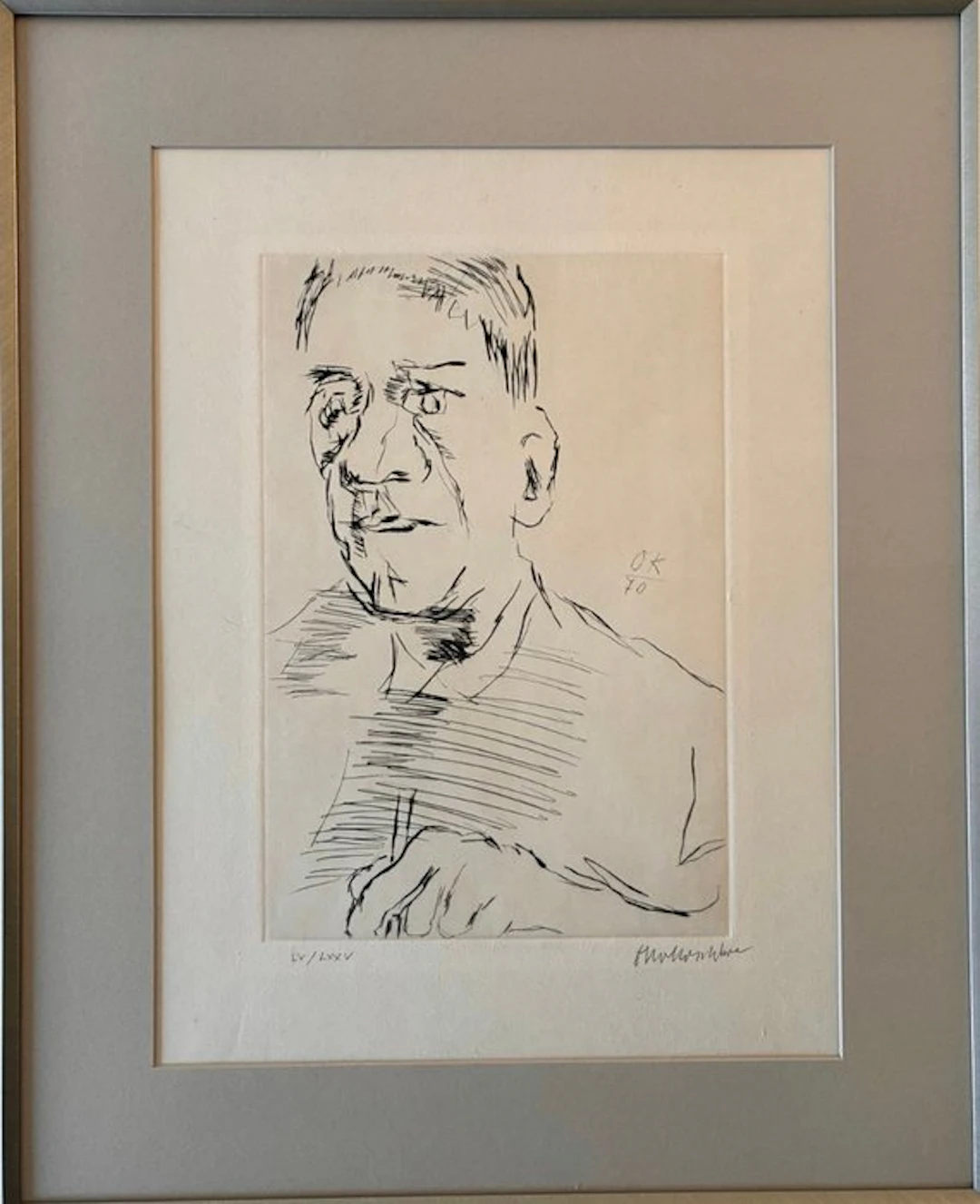 Oskar Kokoschka (1886-1980) - Selbstbildnis mit...