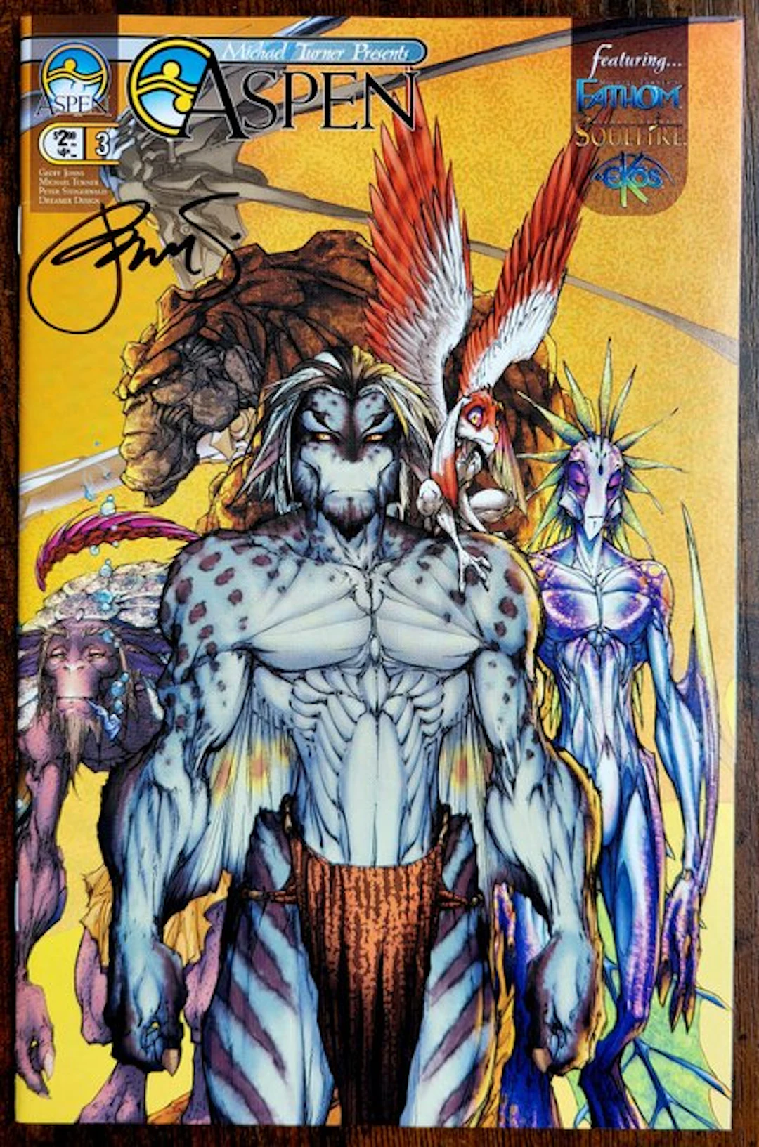 Michael Turner Presents Aspen #3 2003 1st Print Turner...