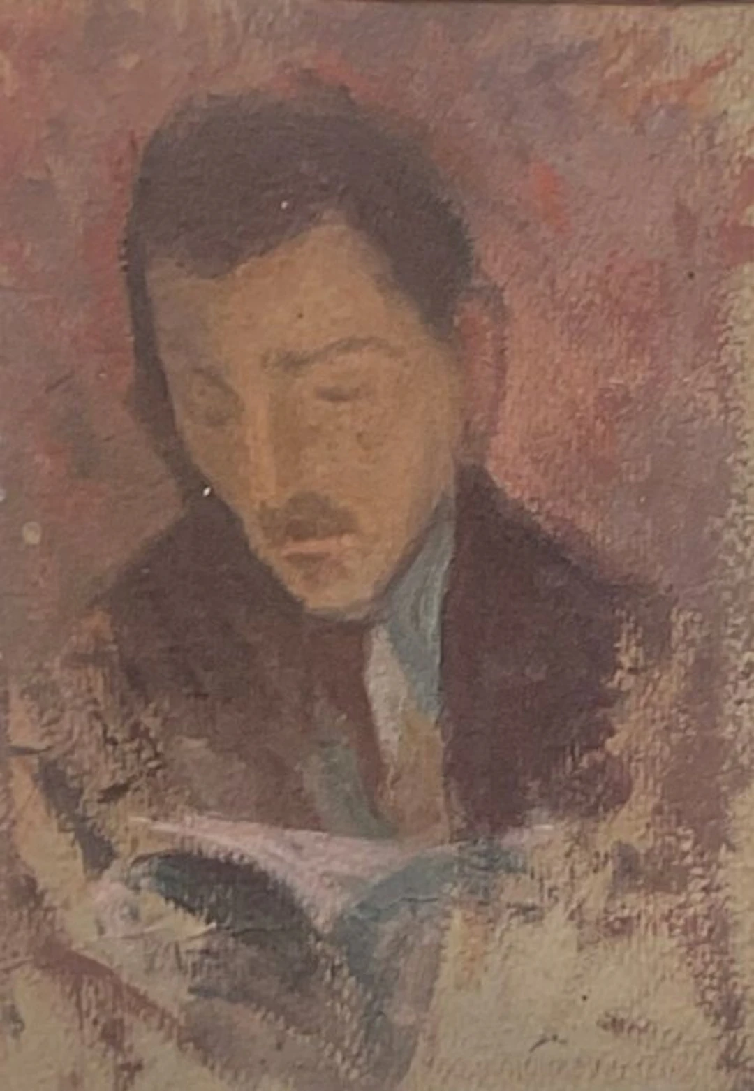 Emilio Pasini (1873-1953) - Busto d'uomo con i baffi - NO RESERVE