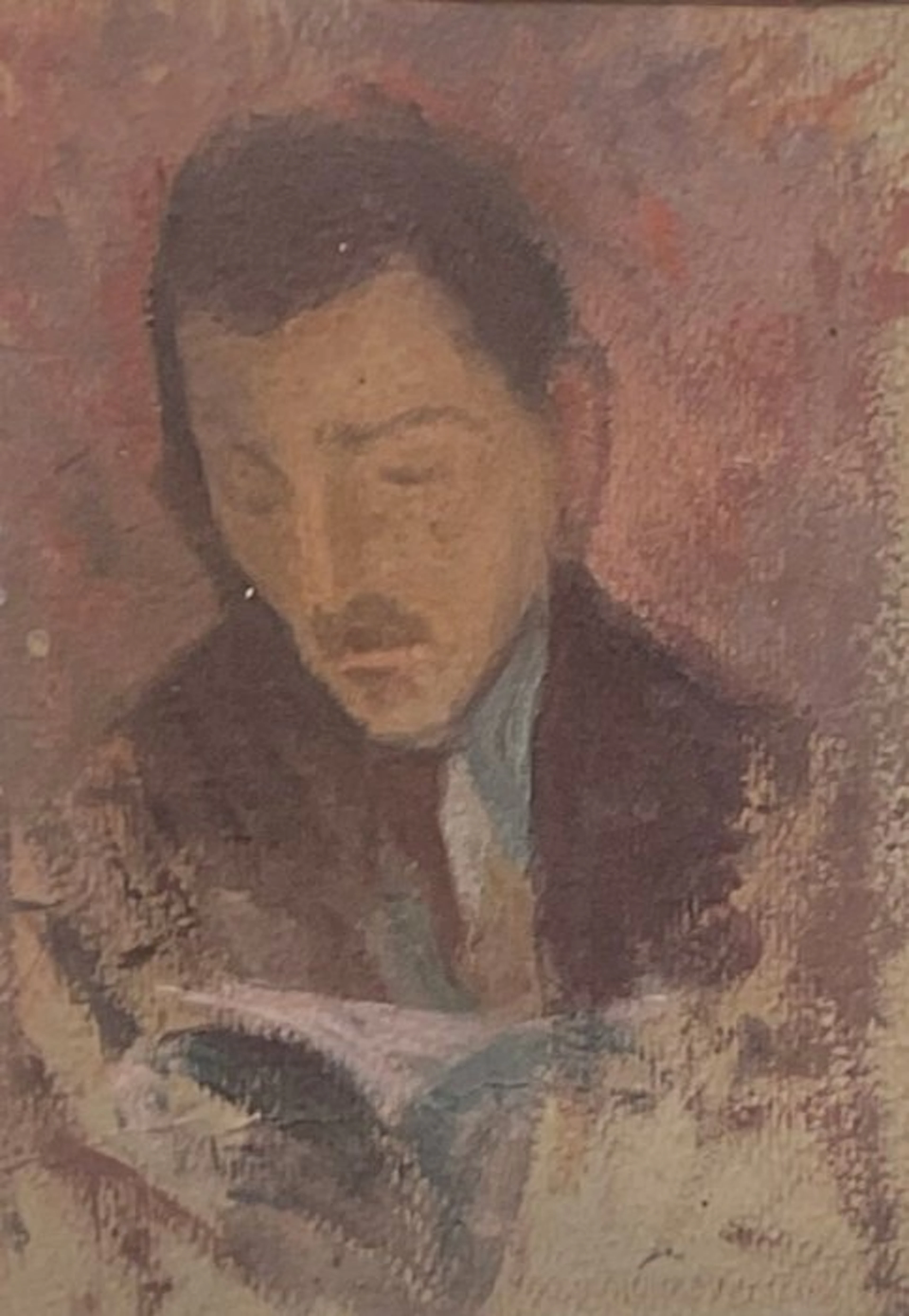 Emilio Pasini (1873-1953) - Busto d'uomo con i baffi - NO RESERVE