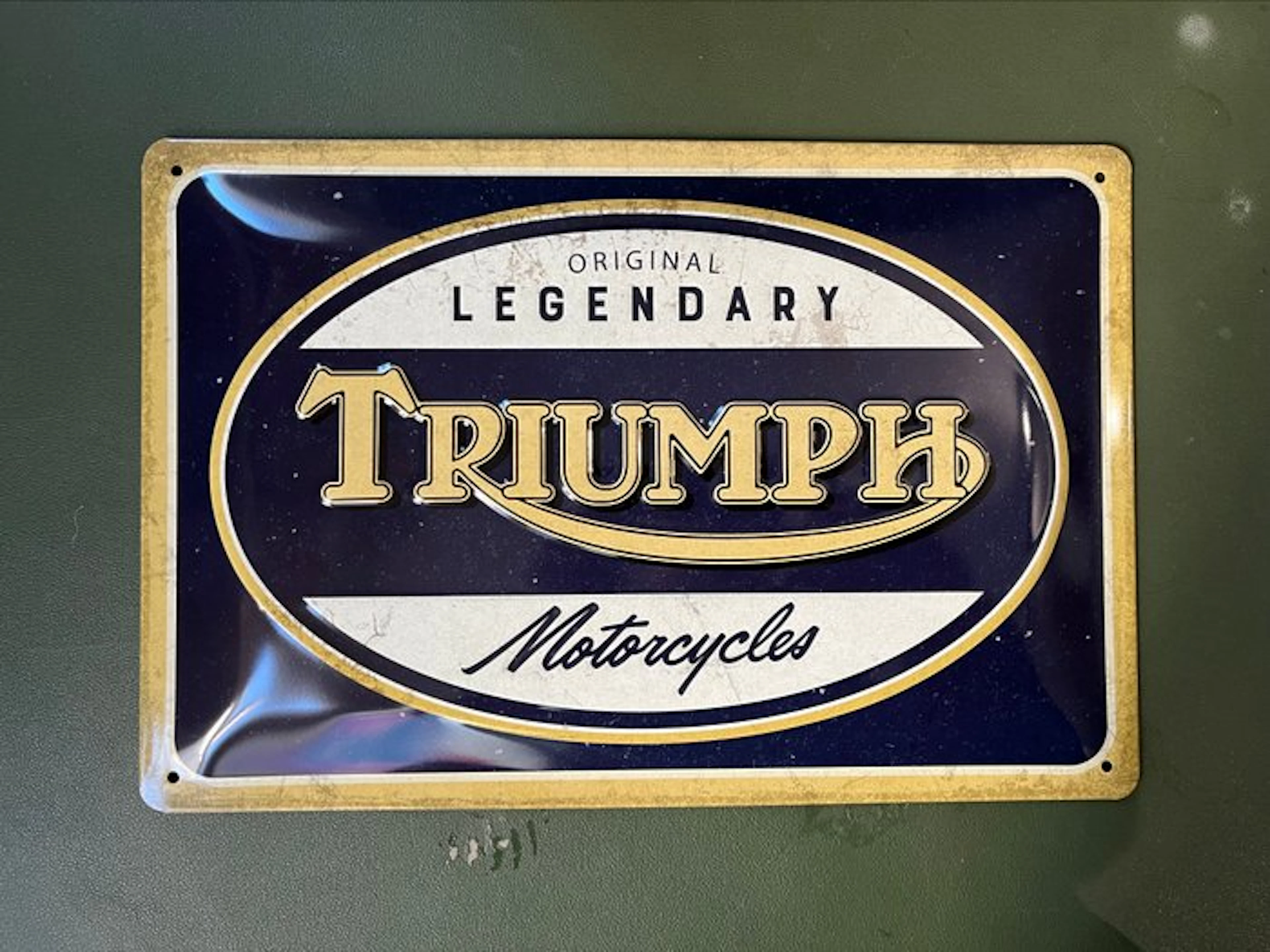 Triumph Motorcycles - Sign - Metal