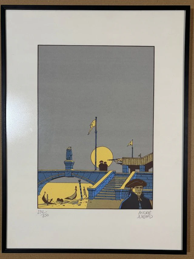 André Juillard - 1 Silkscreen - Venise