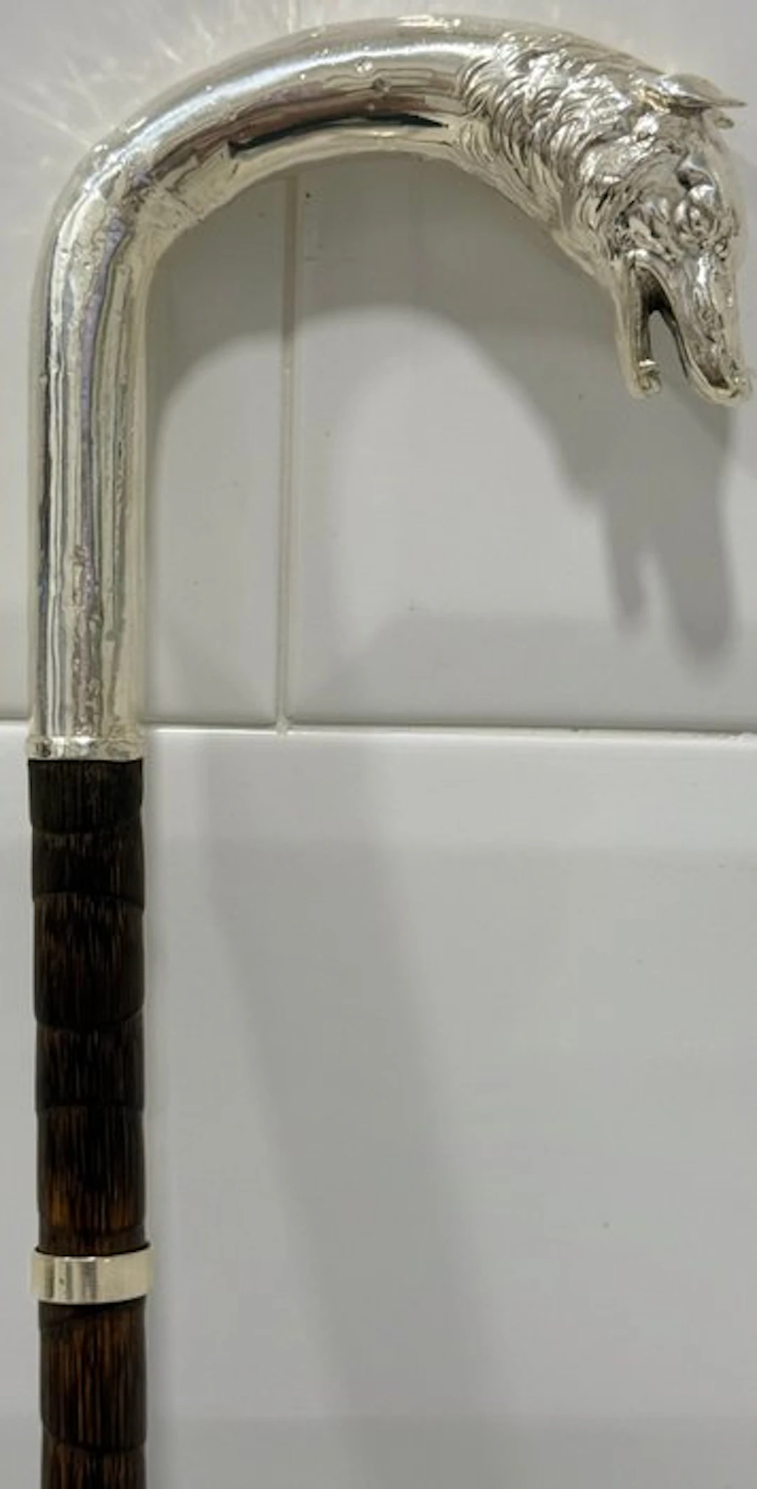 Walking stick - .800 silver