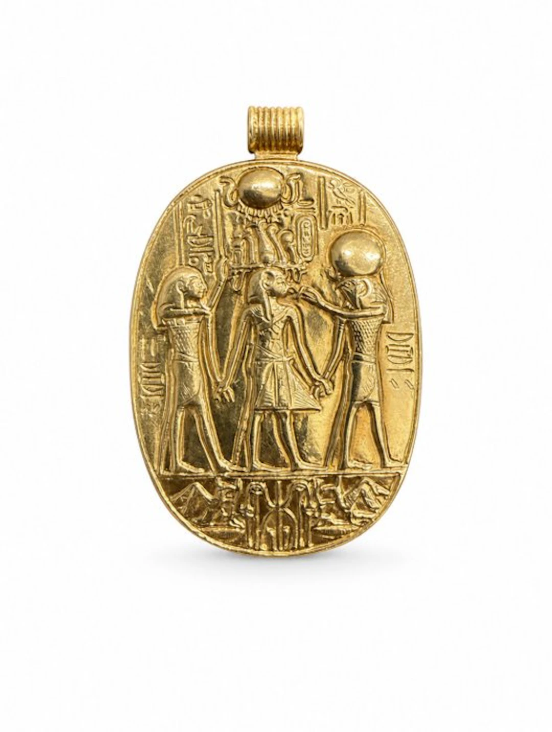 Necklace - 18 kt. Yellow gold Lapis lazuli