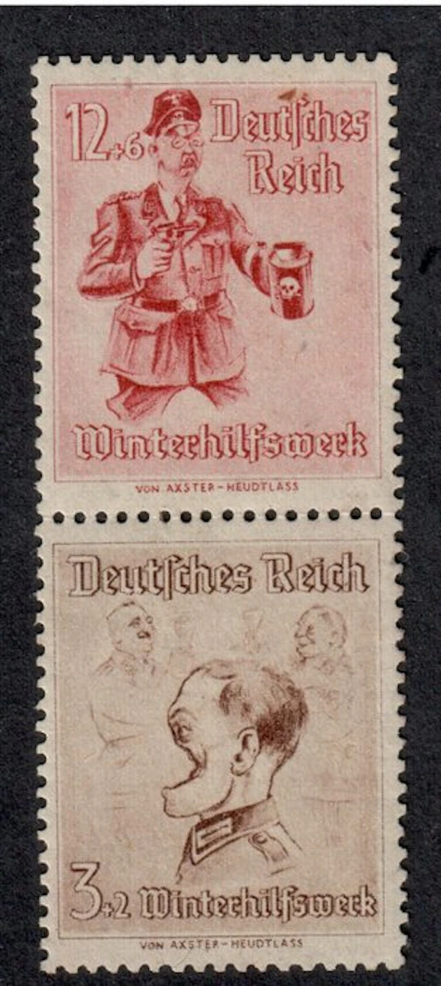 German Empire 1945 - War postage and propaganda forgeries...