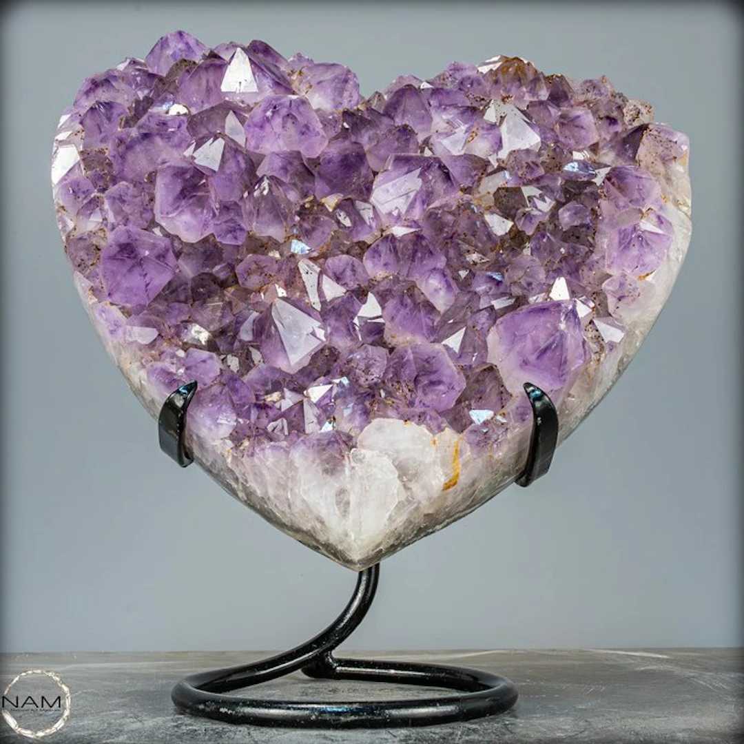 Fantastic amethyst druzy on a stand Anahi Mines, Bolivia- 8058.14 g