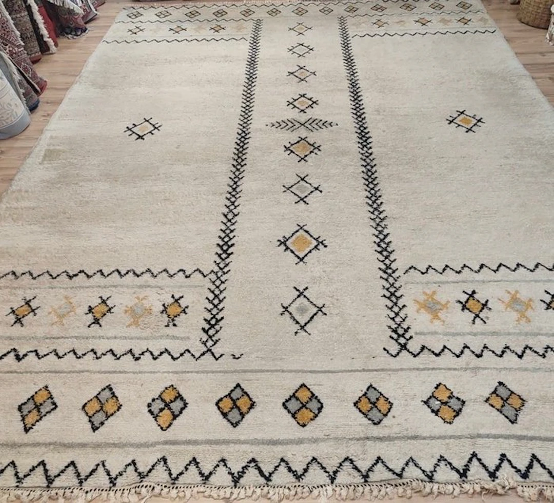 Berber - Rug - 4.05 m - 3 m - Pure Beni Ourain Design!