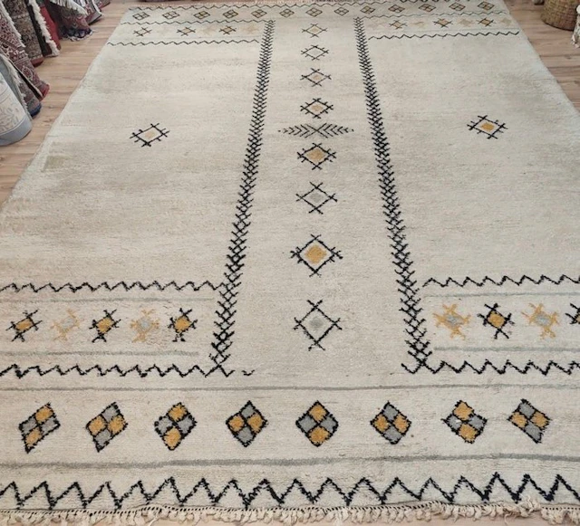 Berber - Rug - 4.05 m - 3 m - Pure Beni Ourain Design!