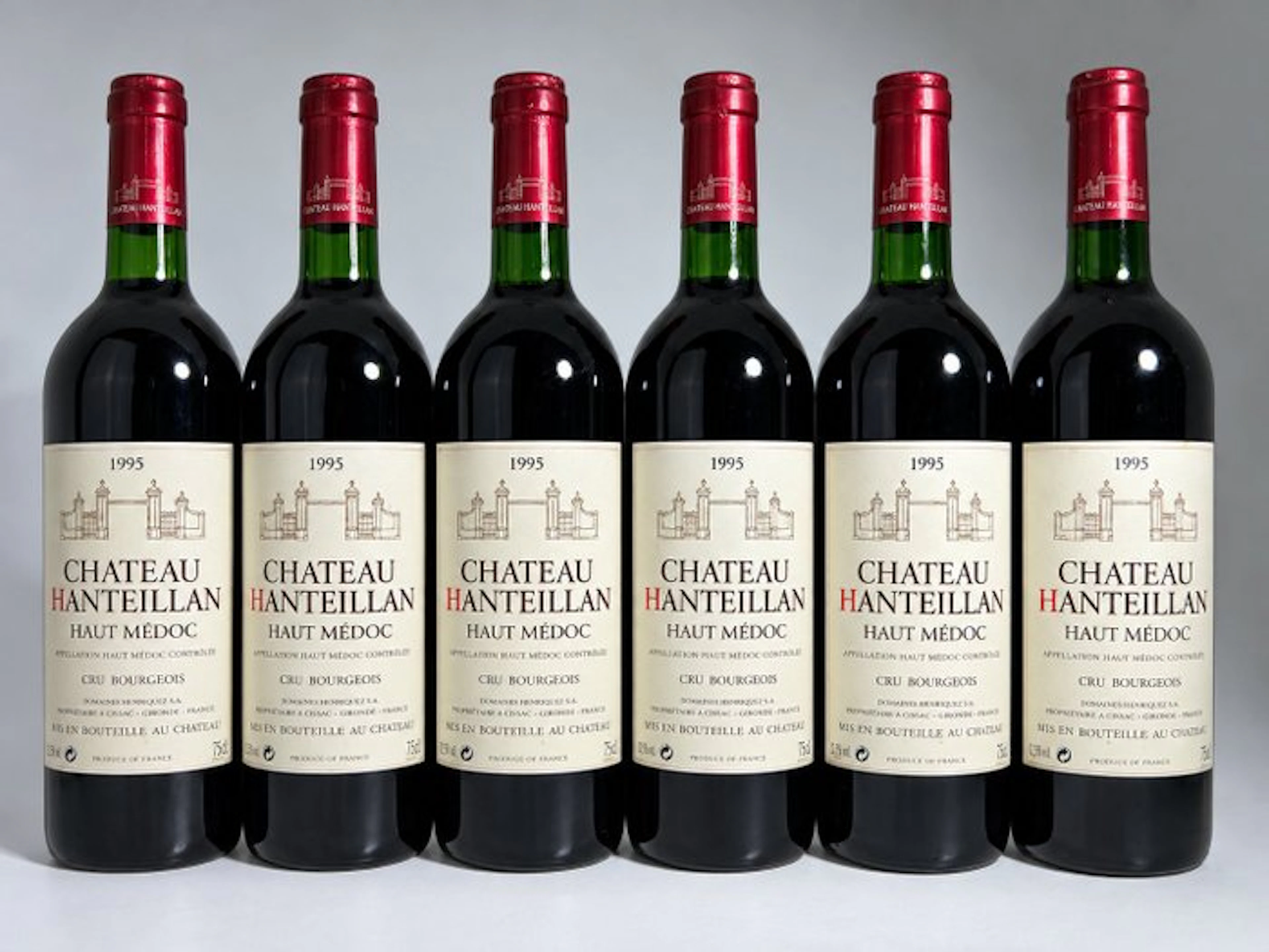 1995 Château Hanteillan - Haut-Médoc Cru Bourgeois - 6 Bottles (0.75L)