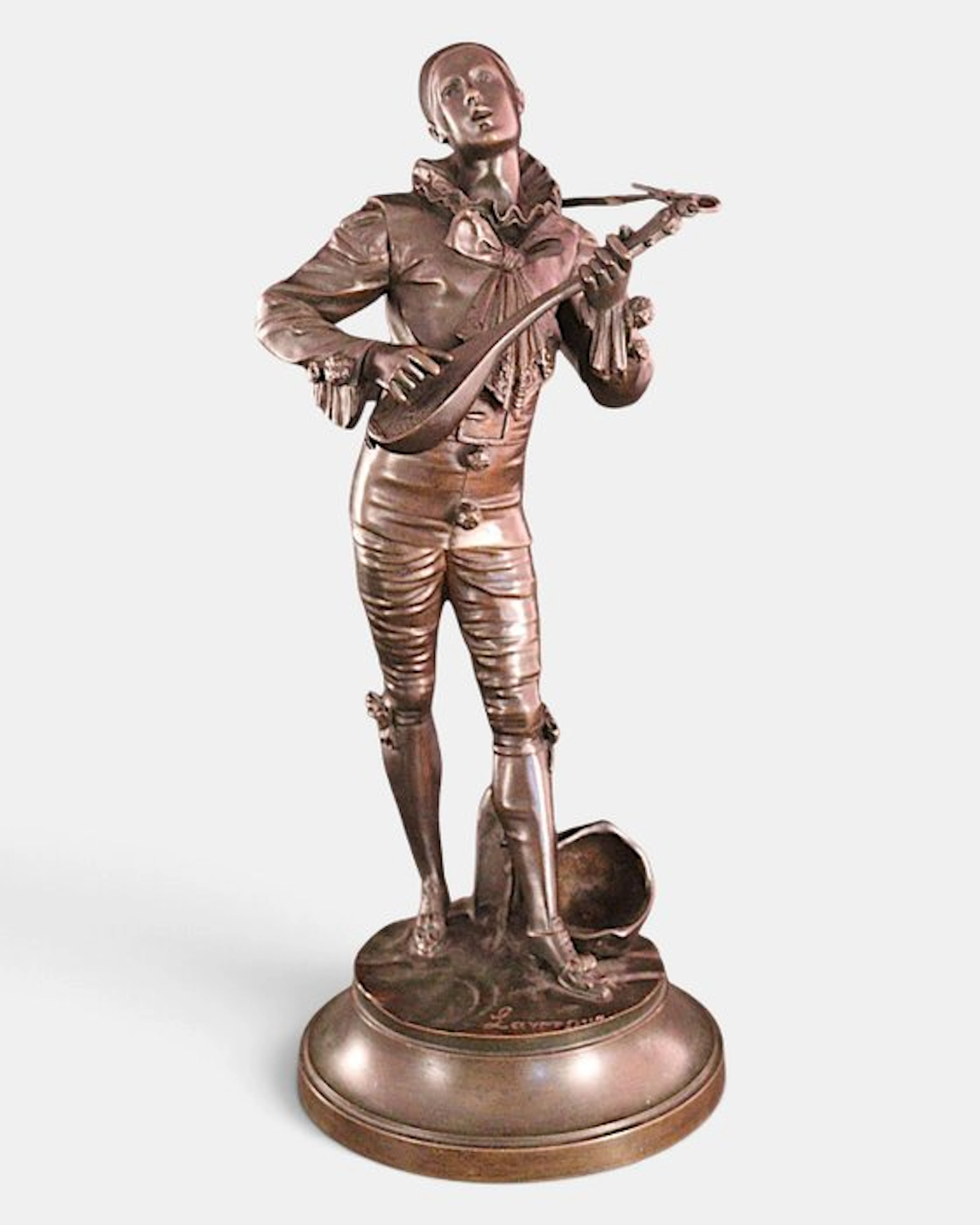 Antiek bronzen beeld - Adolphe Jean Lavergne (1863–1928)