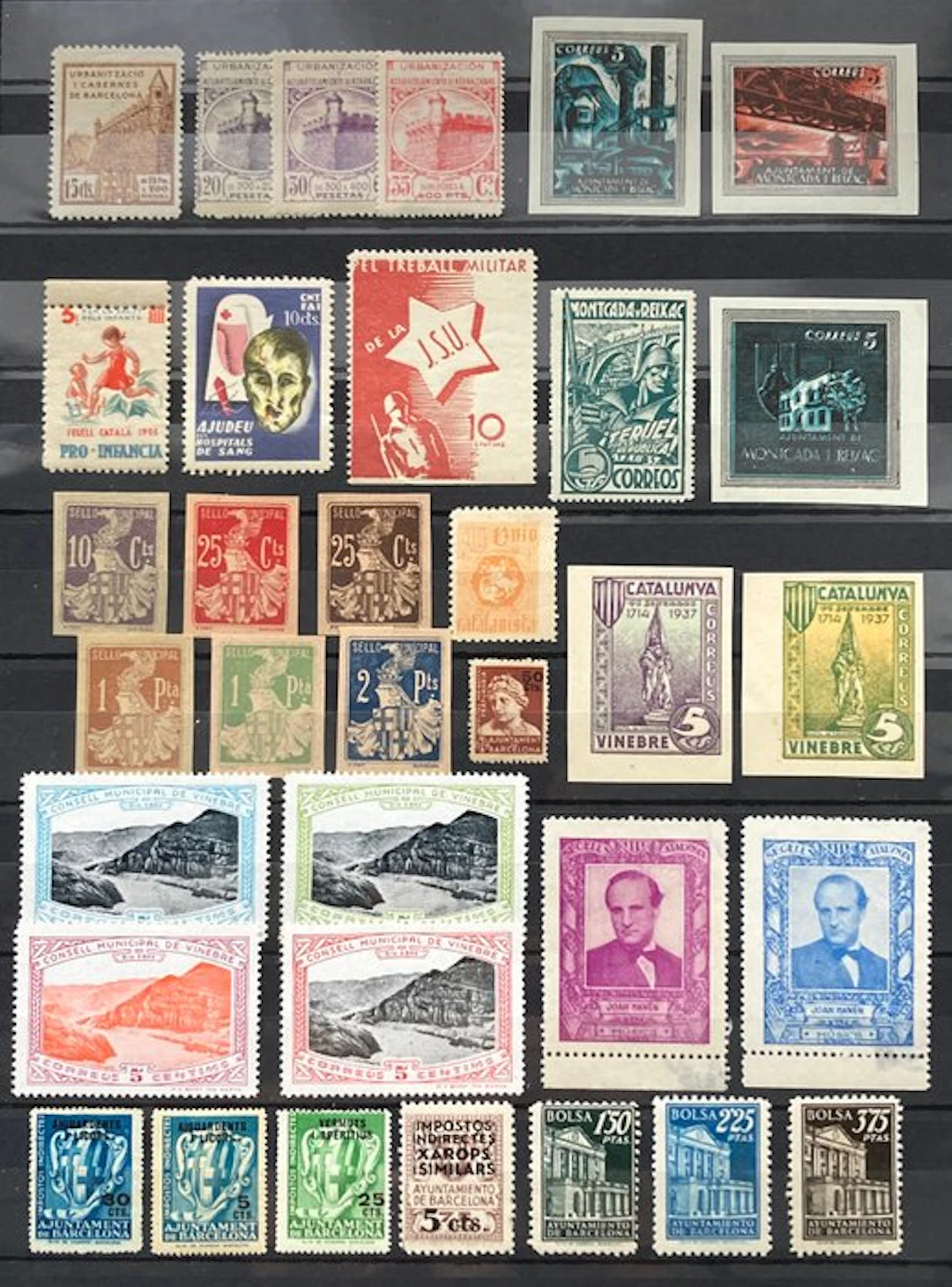 Spain - Local issues 1936 - Civil War