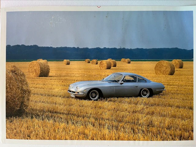Photo signed by Ferruccio Lamborghini - Lamborghini - 350 GT - 1964