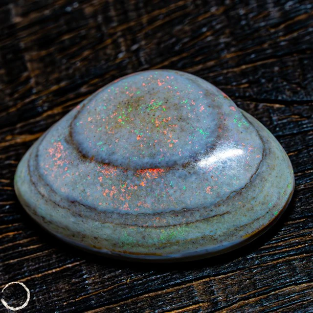 Rare natural Australian shell opal fossil 28.35 ct- 5.67 g
