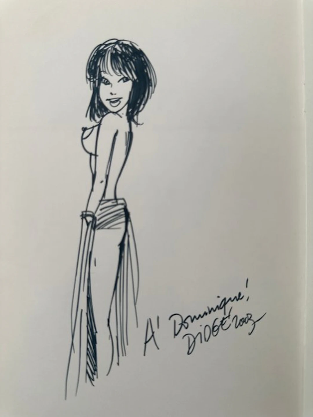 Didgé - Croquis + dédicace - B - 1 Album - First edition - 2002