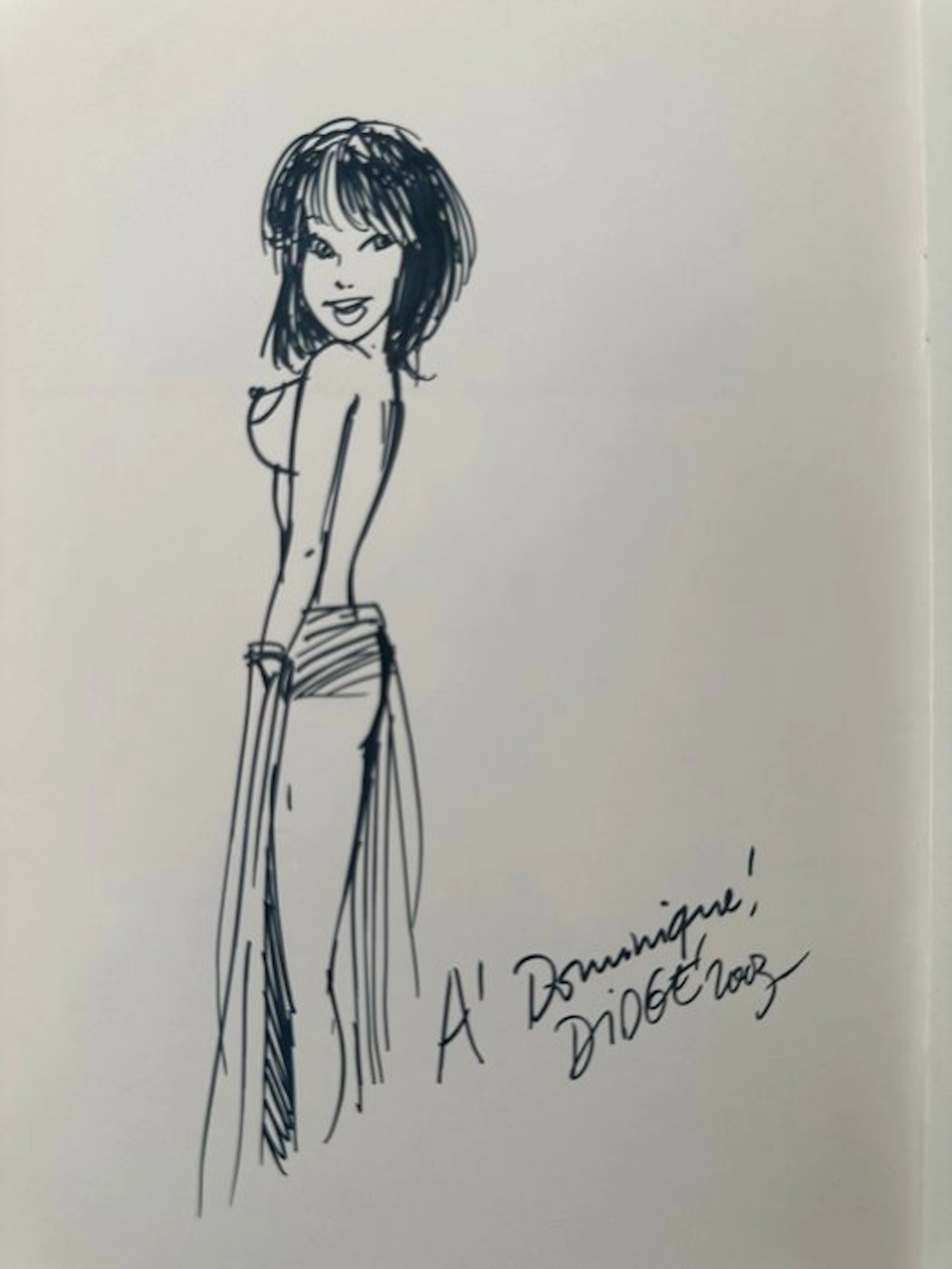 Didgé - Croquis + dédicace - B - 1 Album - First edition - 2002