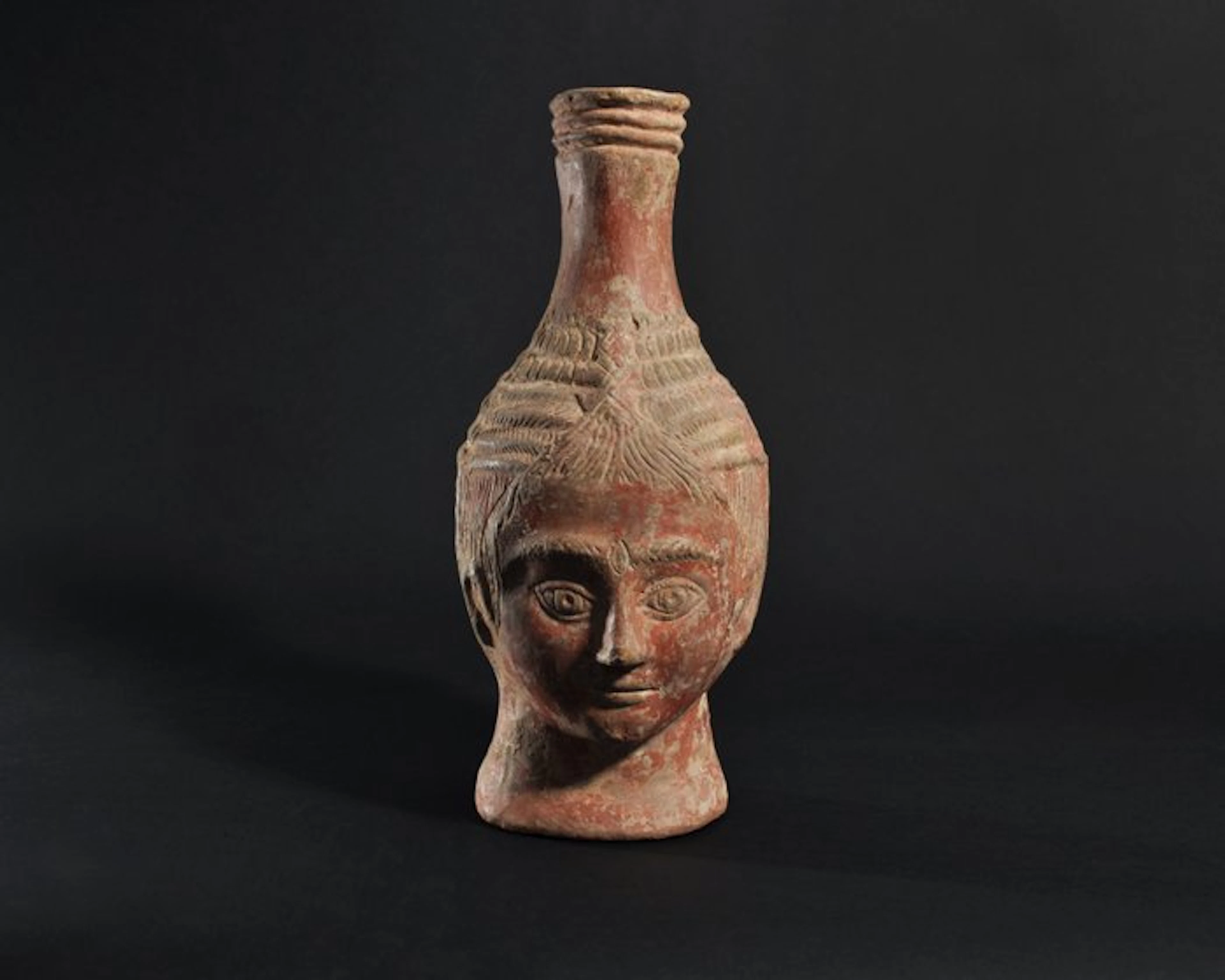 Ancient Roman Ceramic Jug of a Head with TL test - 25.5 cm