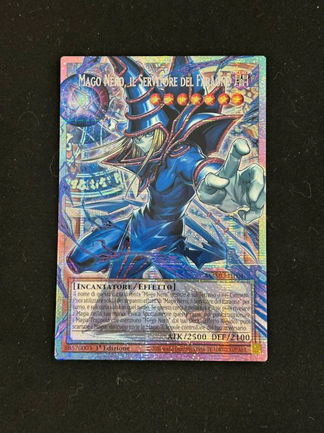 Konami Card - Yu-Gi-Oh! - Mago Nero 88570003 Foil, First edition, Alternate art