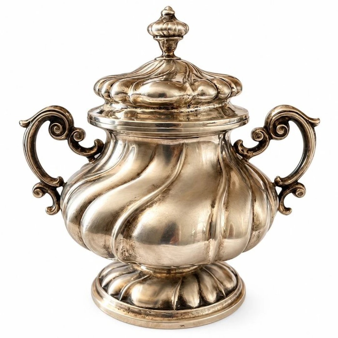 Sugar caster - .800 silver