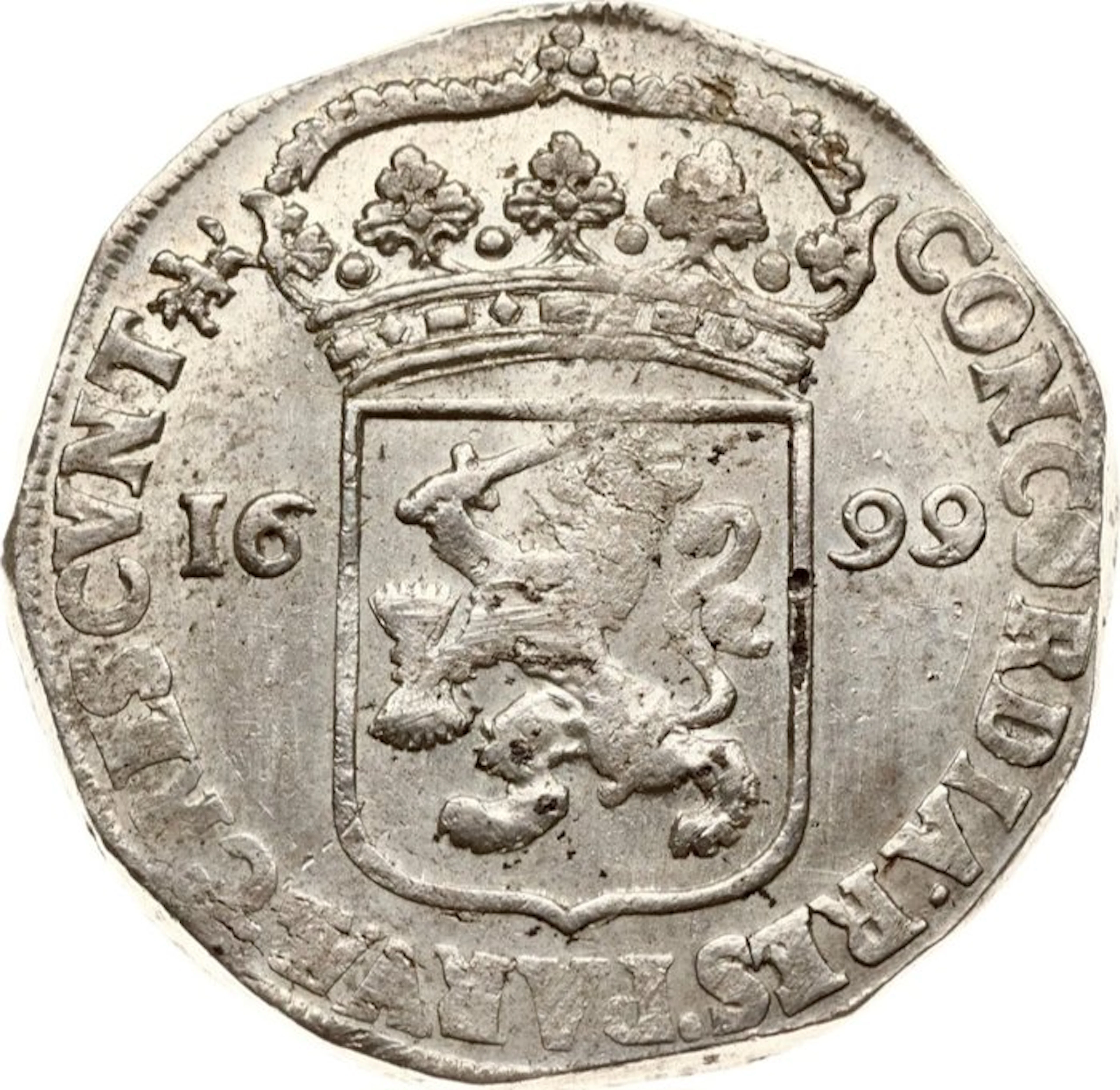 Netherlands, Gelderland Zilveren Dukaat 1699 (R1 - rare)