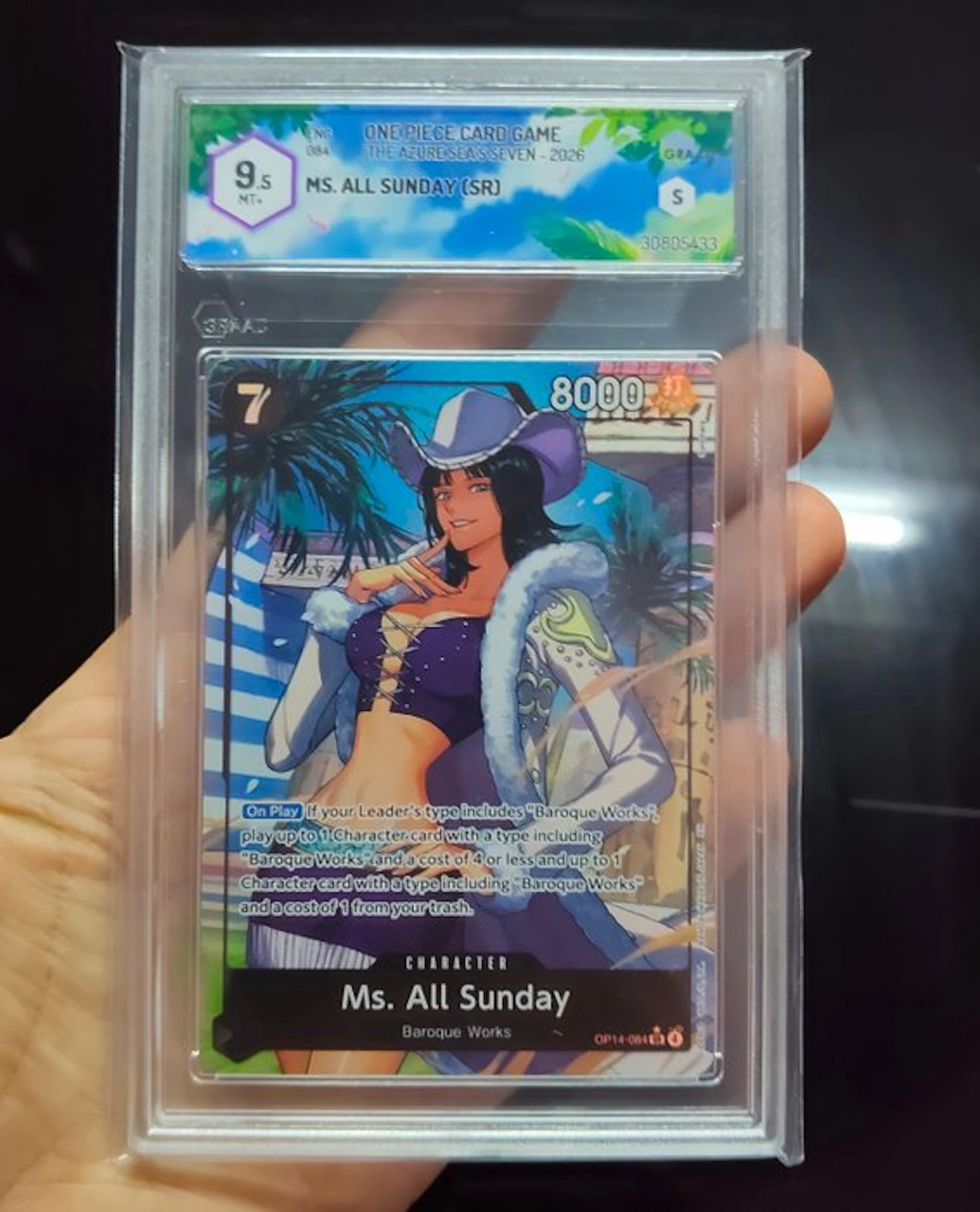 Bandai - 1 Graded card - One Piece - Nico Robin OP14-084 - Graad 9.5
