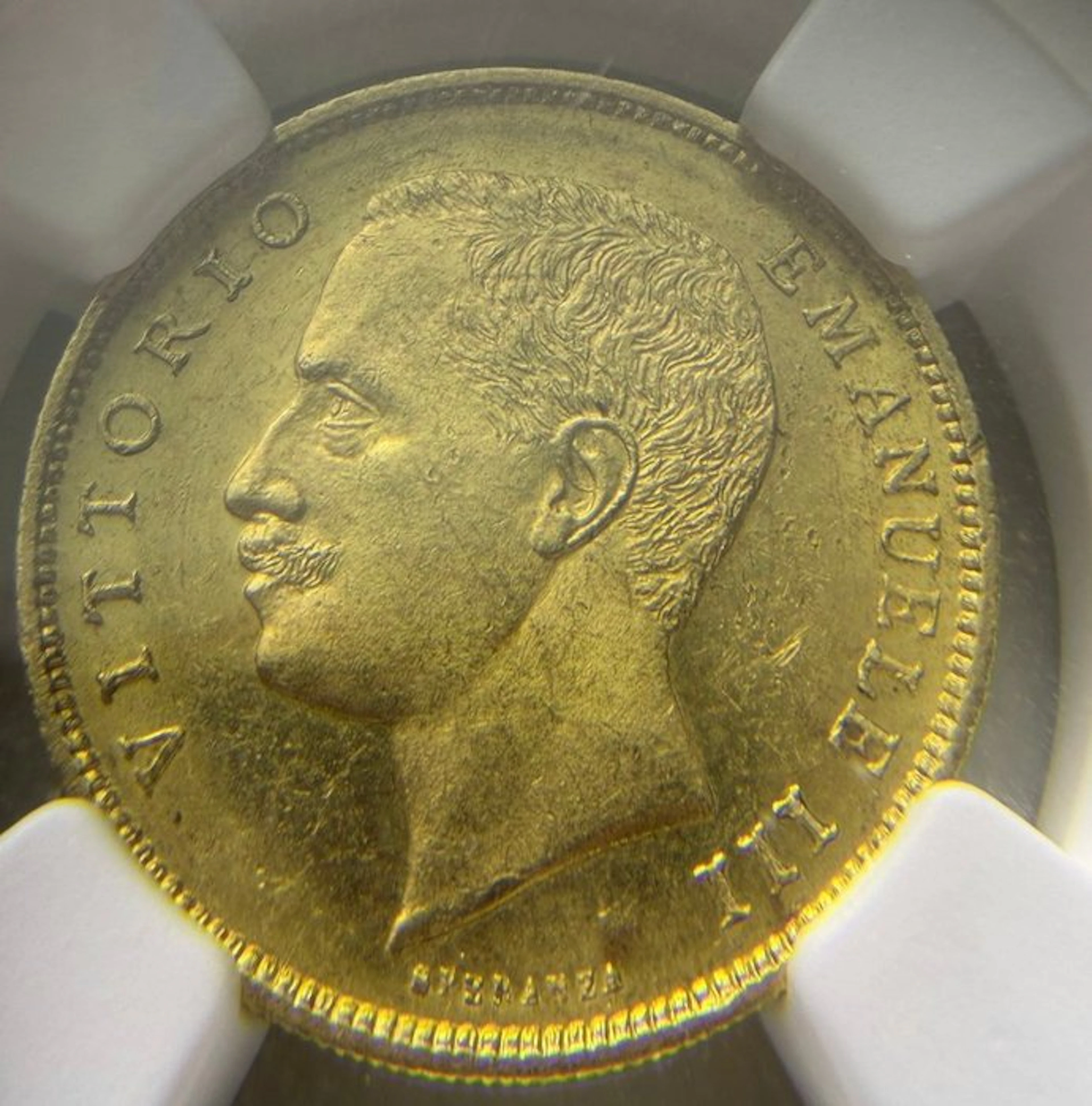 Italy, Kingdom Vittorio Emanuele III. 20 Lire 1905 "Aquila Sabauda" - R2