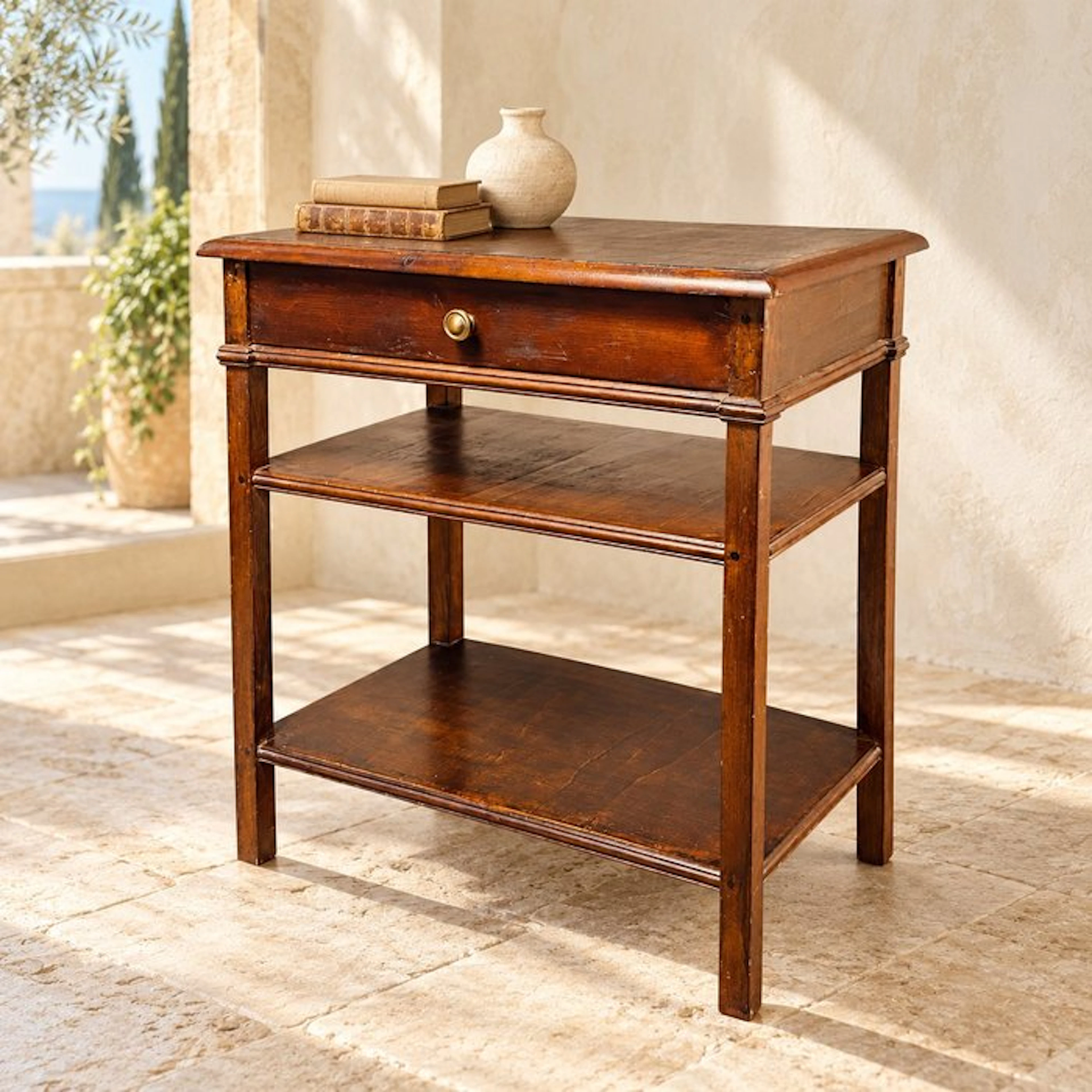 Étagère - Wood, Italian craftsmanship of the early 1900s