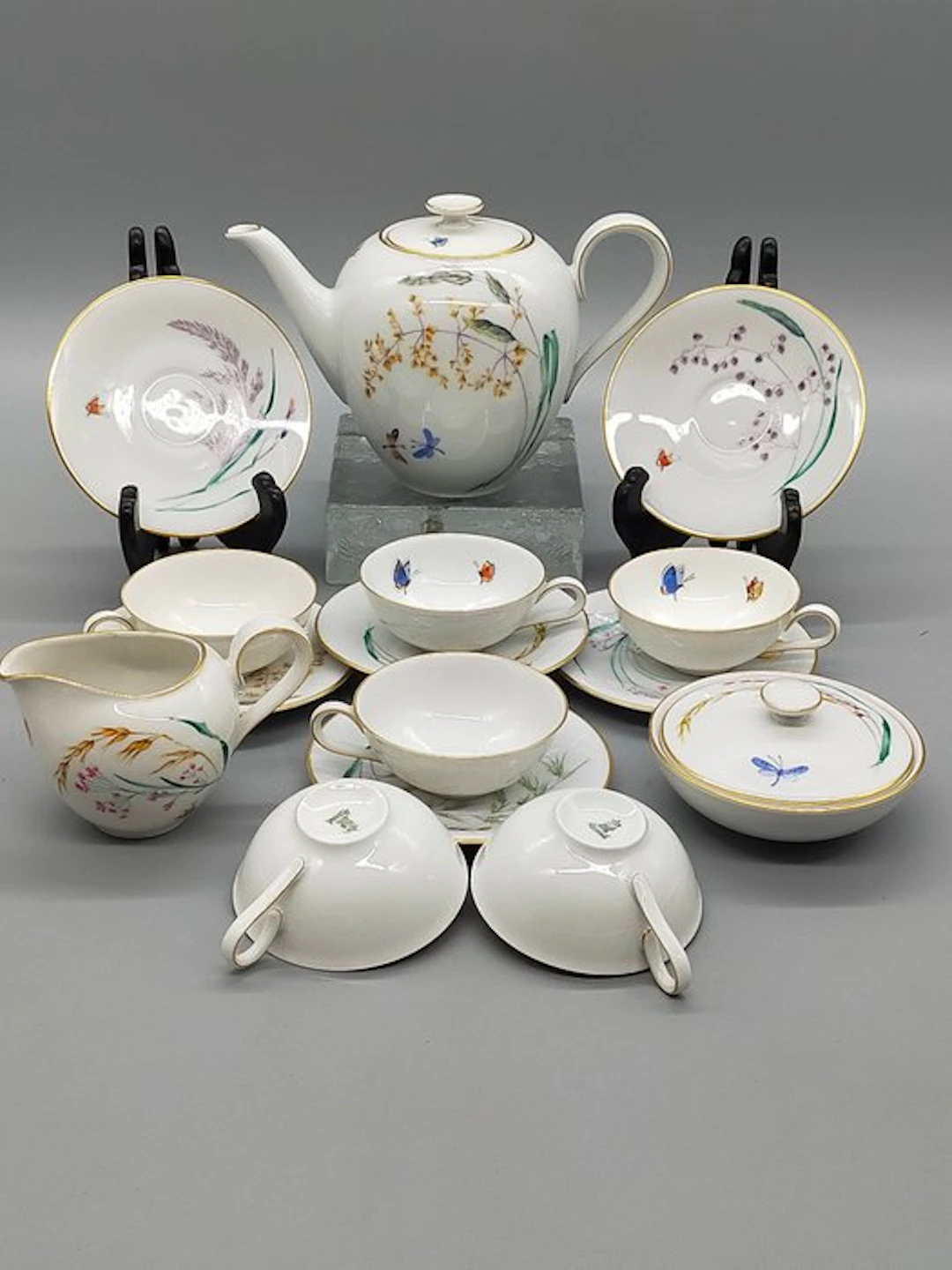 Coffee set - Elegantes Porzellanservice Heinrich Selb –...