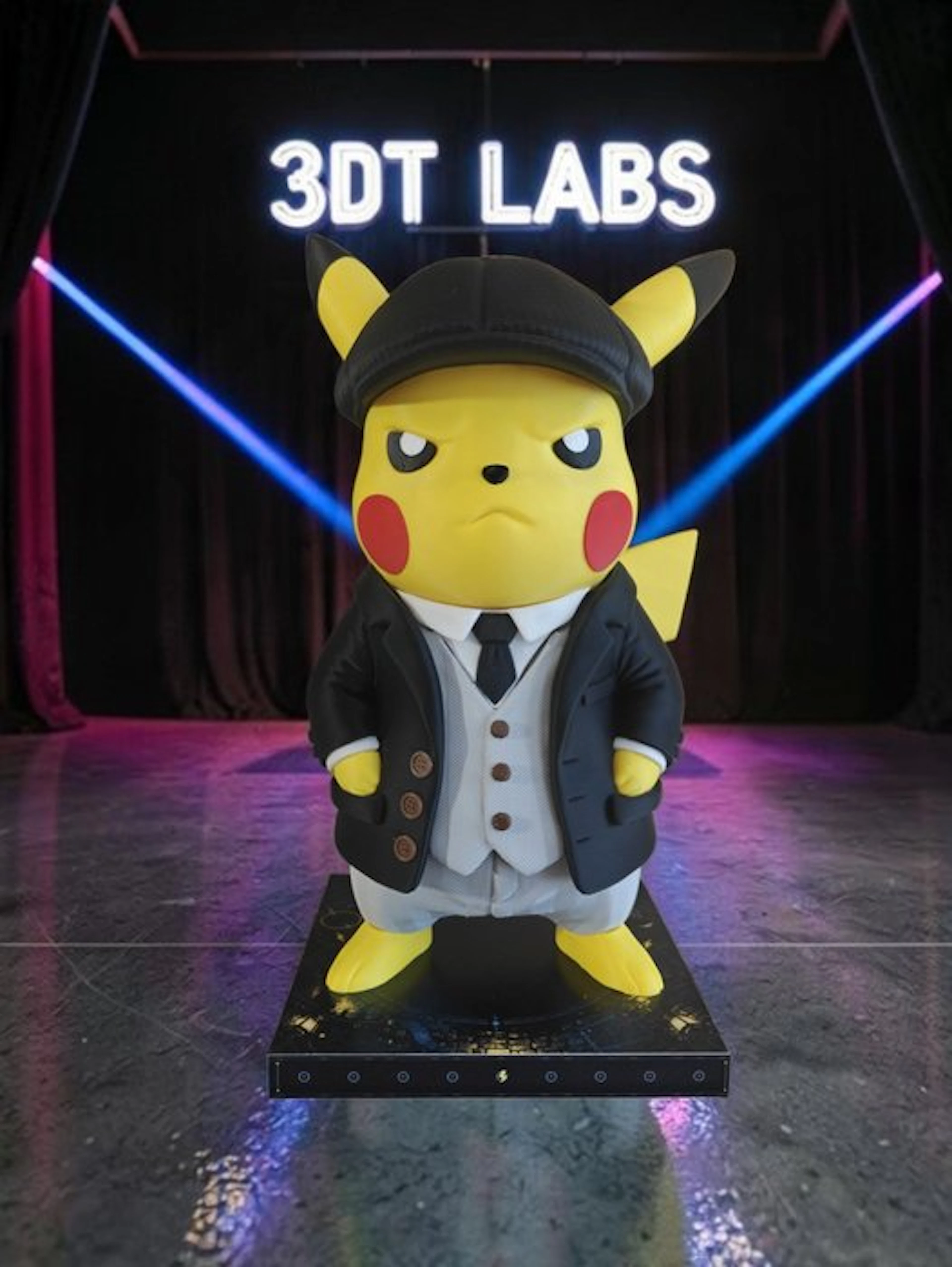 3DT Labs - Toy figurine Pikachu Peaky Blinders Edition - 2020+ - Italy