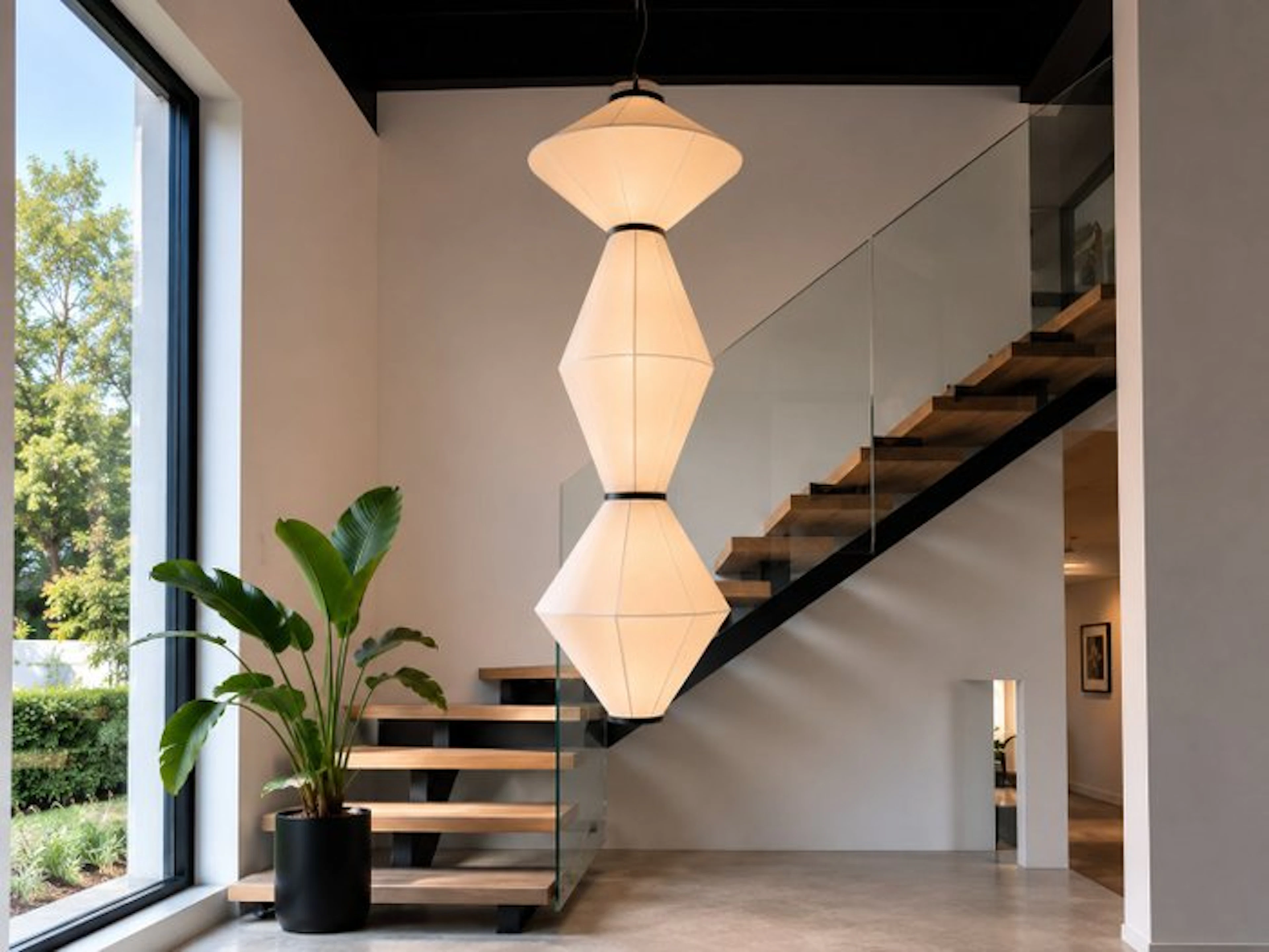 ACB - Hanging lamp - Textile, Aluminium