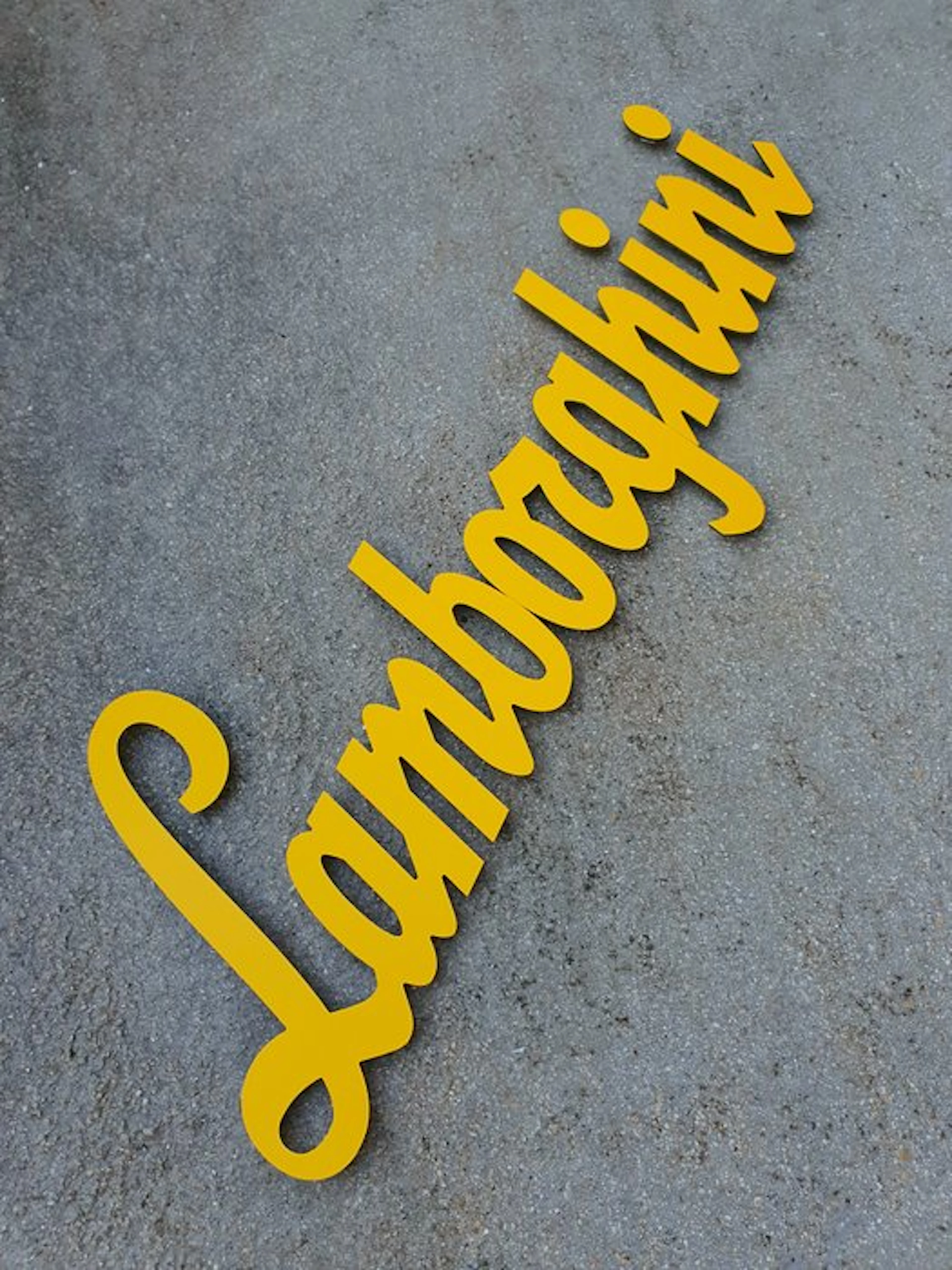 Professional Wall logo Aluminium* - Lamborghini