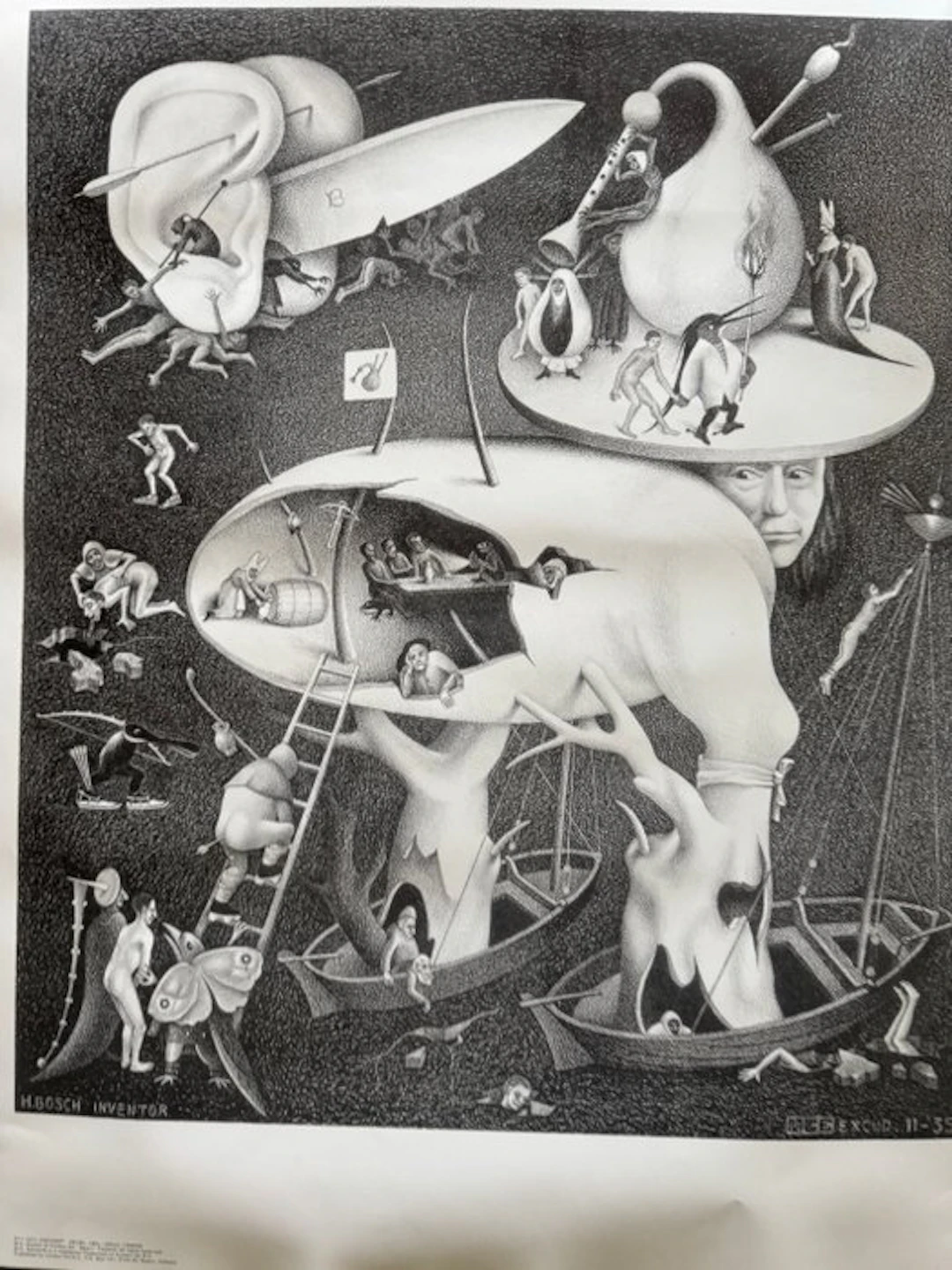 M.C Escher - baarn Holland - Hell - 1980s