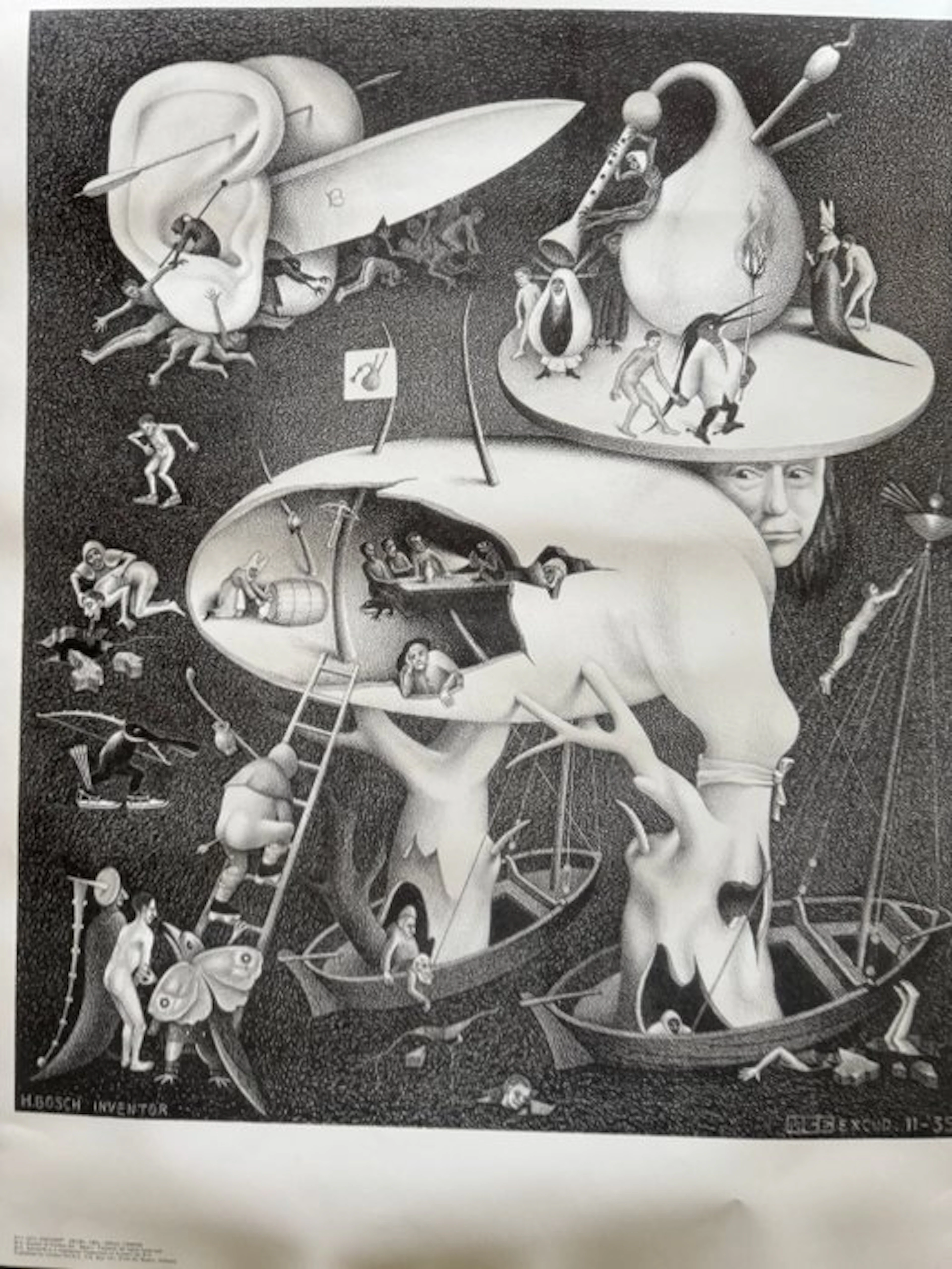 M.C Escher - baarn Holland - Hell - 1980s