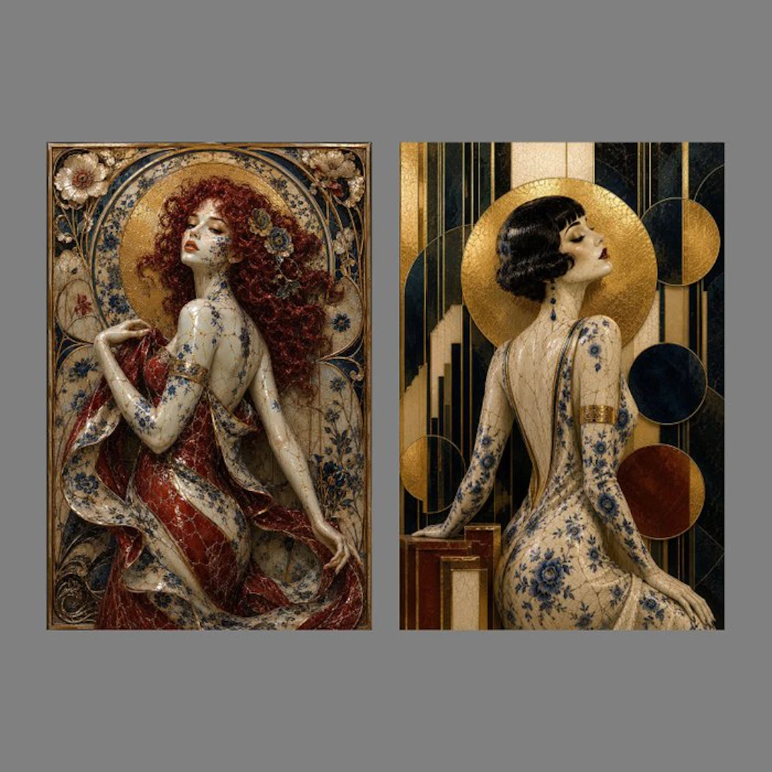 Yamila - Elegancia en Art Nouveau y Deco